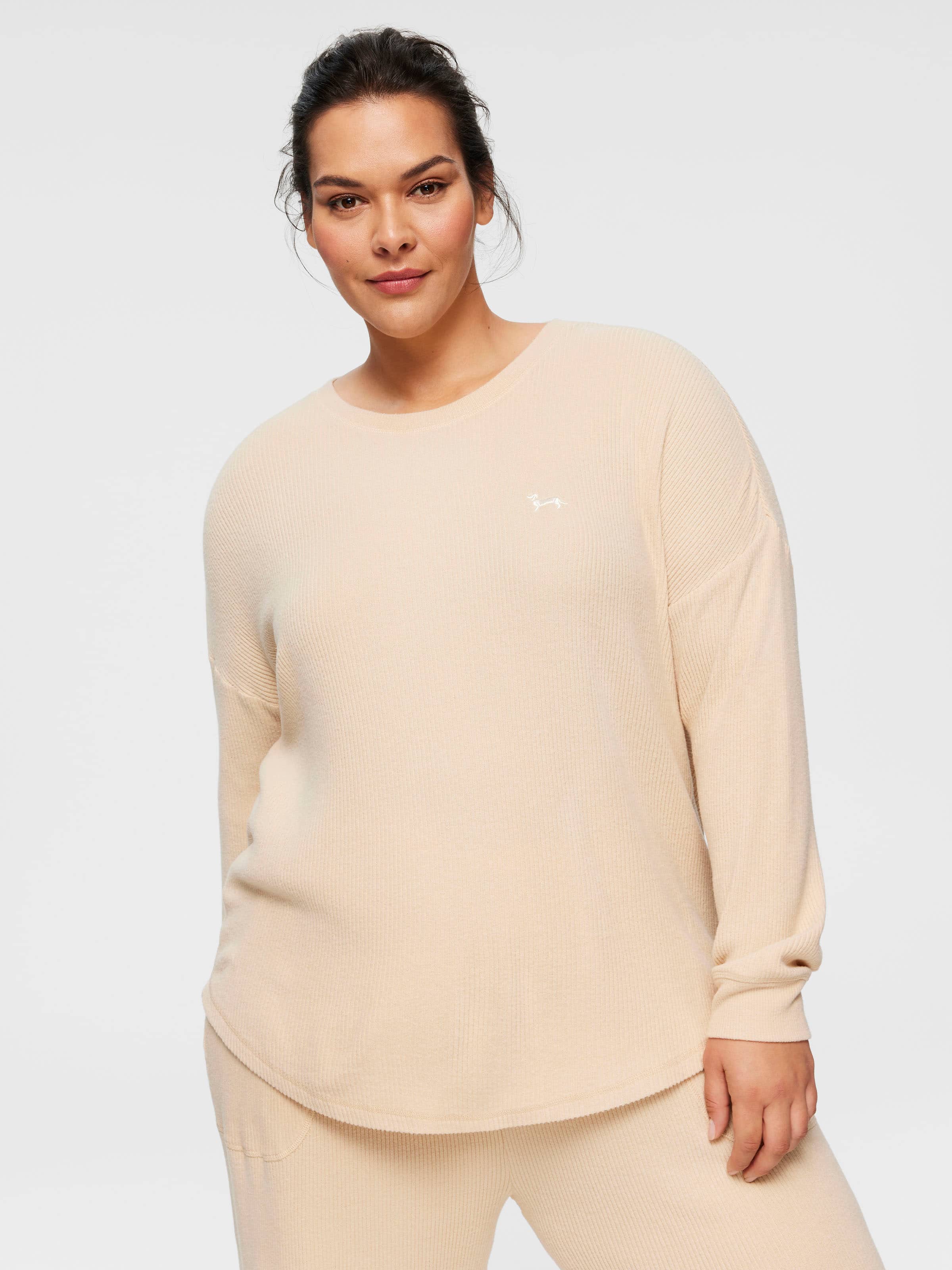 P.A. Plus Caramel Rib Sweater Top