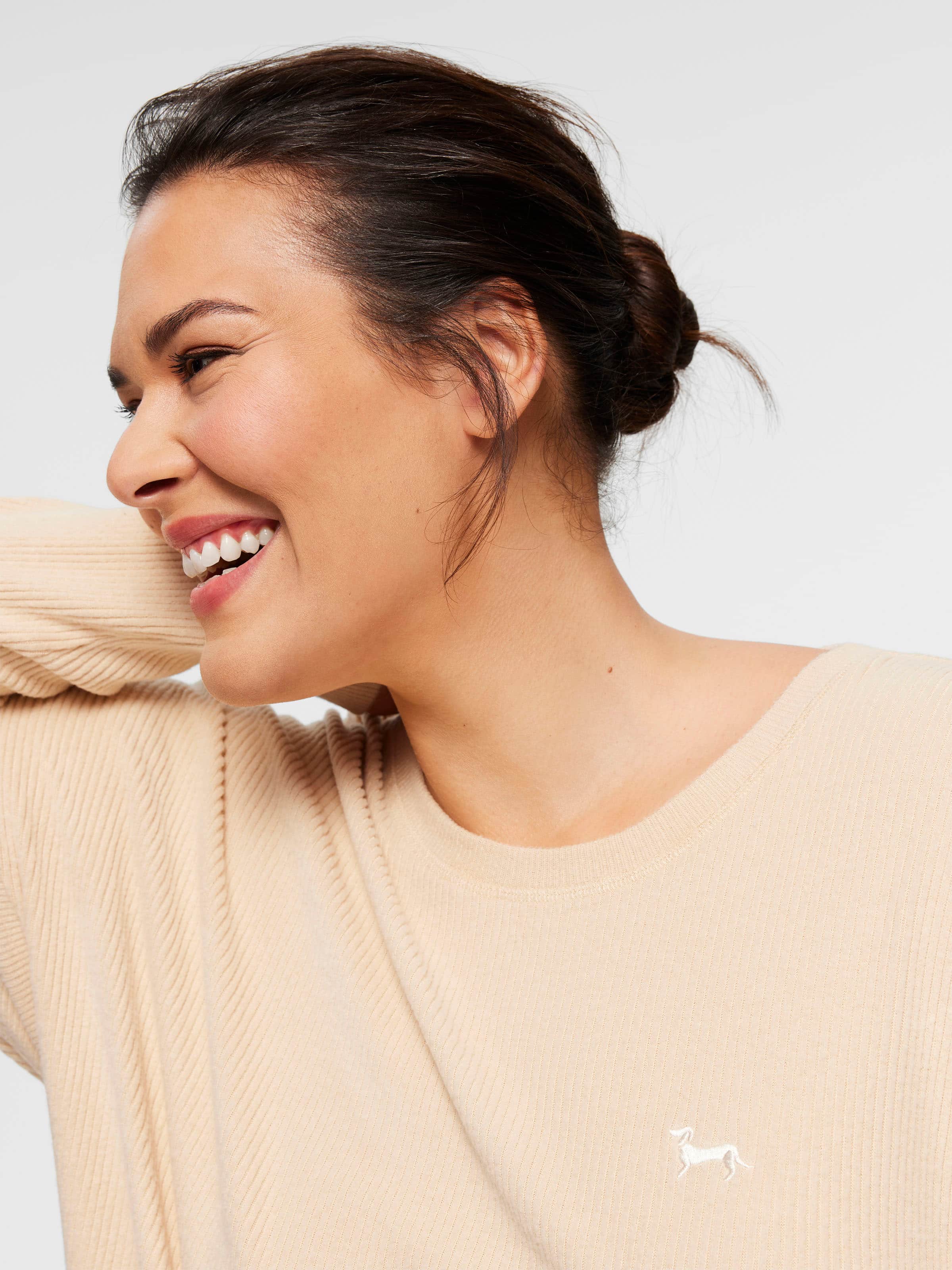 P.A. Plus Caramel Rib Sweater Top