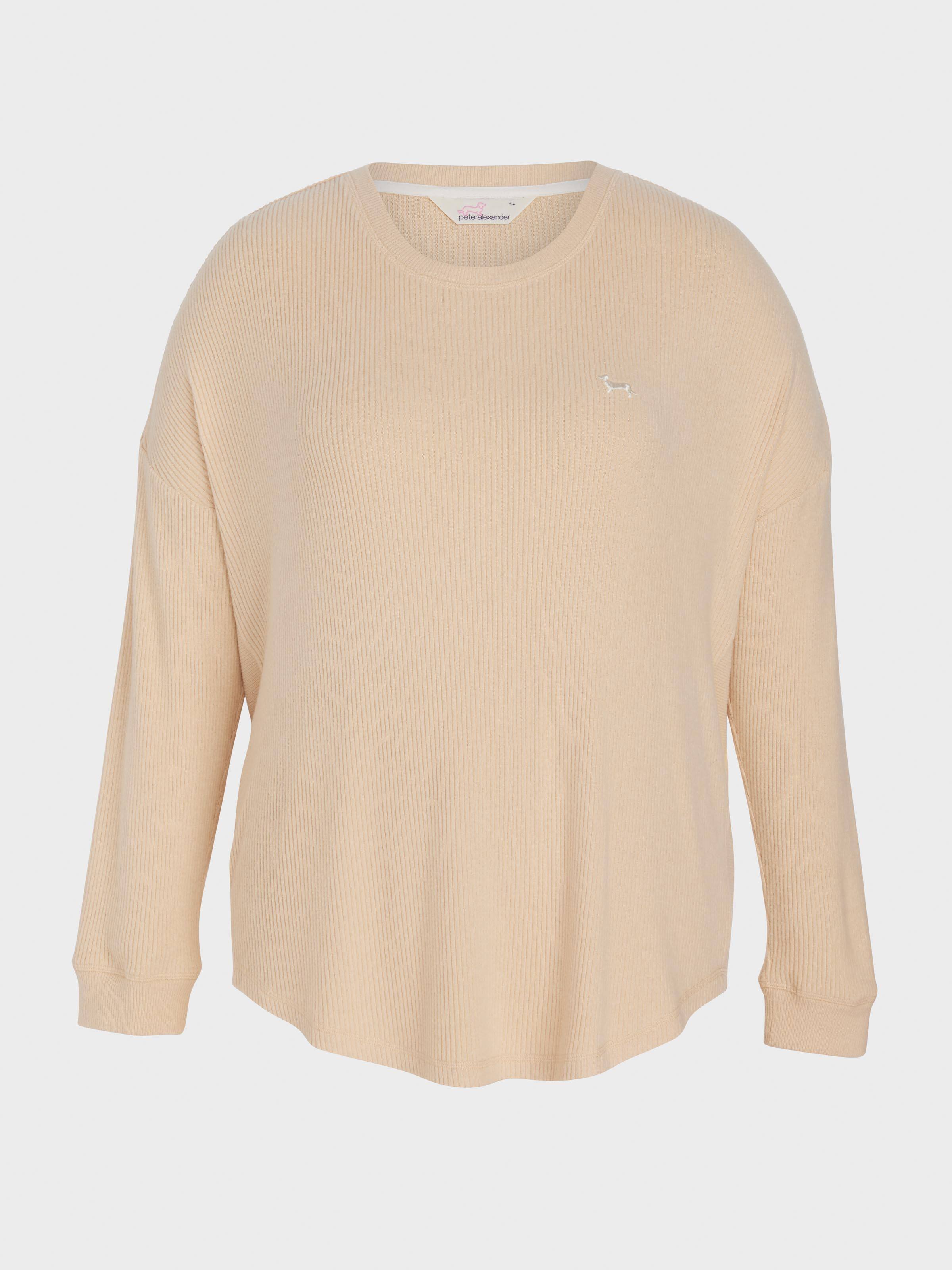 Image for P.A. Plus Caramel Rib Sweater Top from Peter Alexander