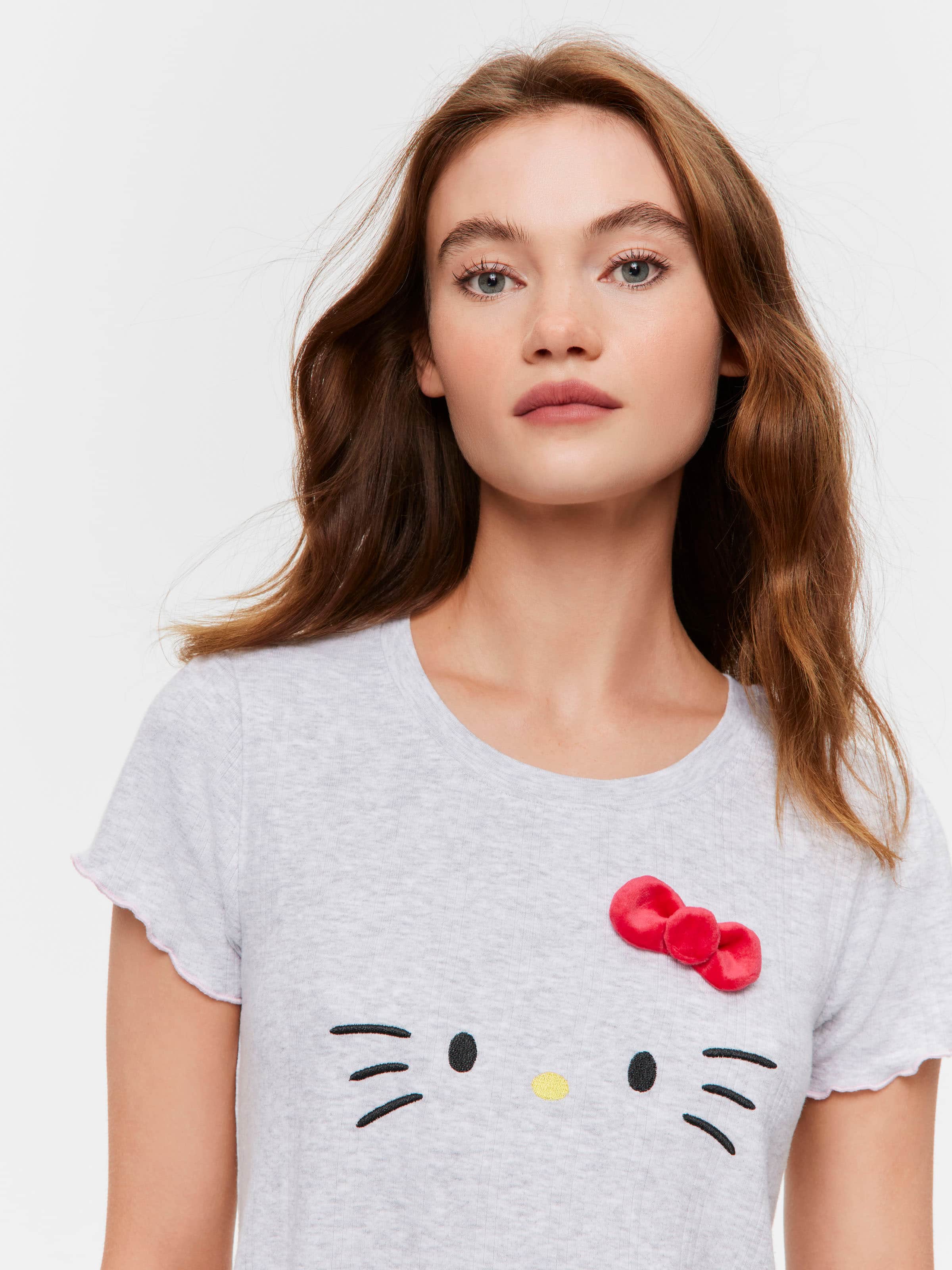 Hello Kitty Pointelle Tshirt