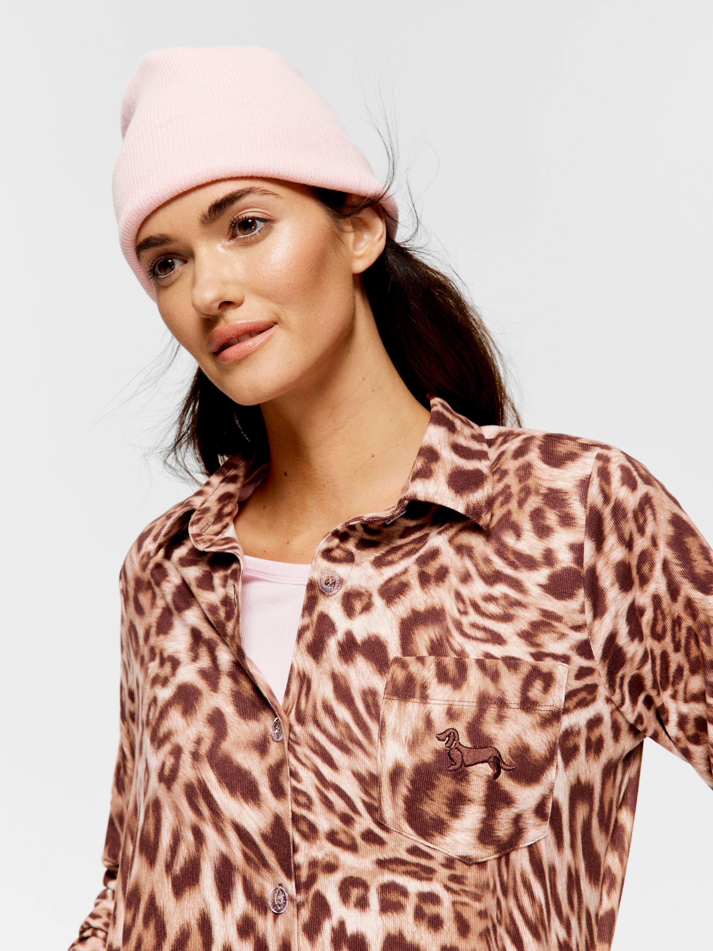 Leopard Plush Nightshirt
