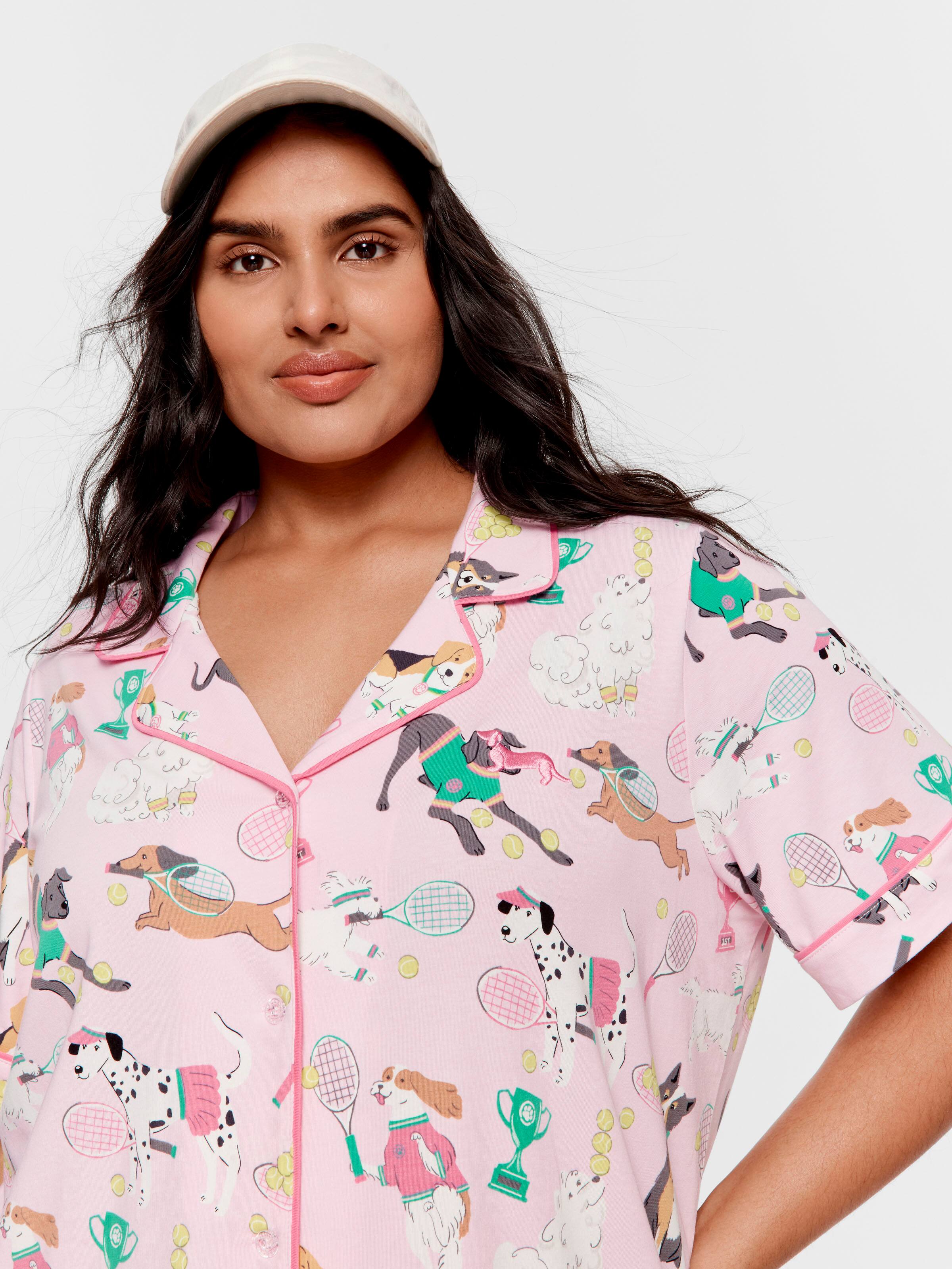 Image for P.A. Plus Dog Tennis Pj Set from Peter Alexander