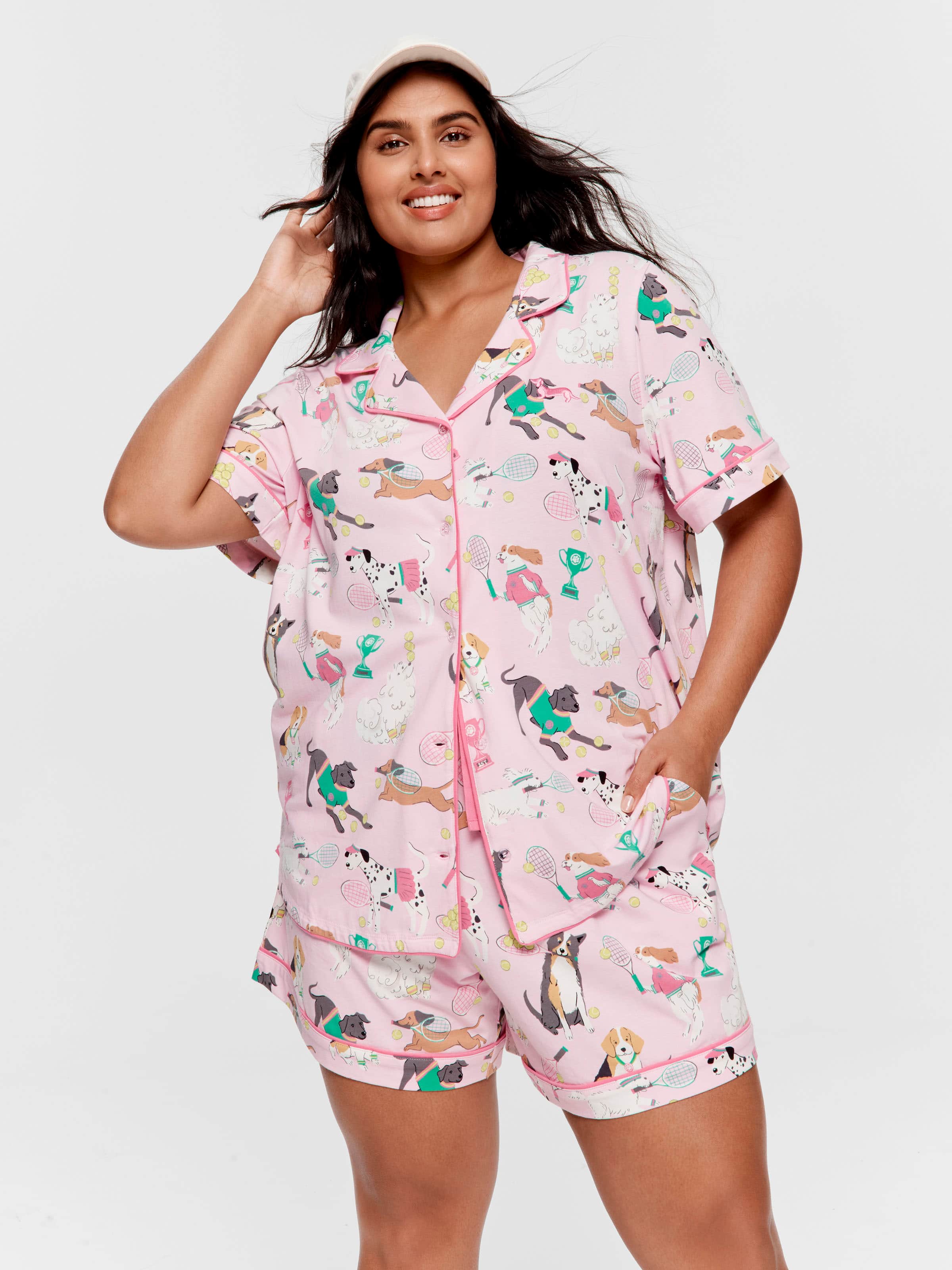 P.A. Plus Dog Tennis Pj Set