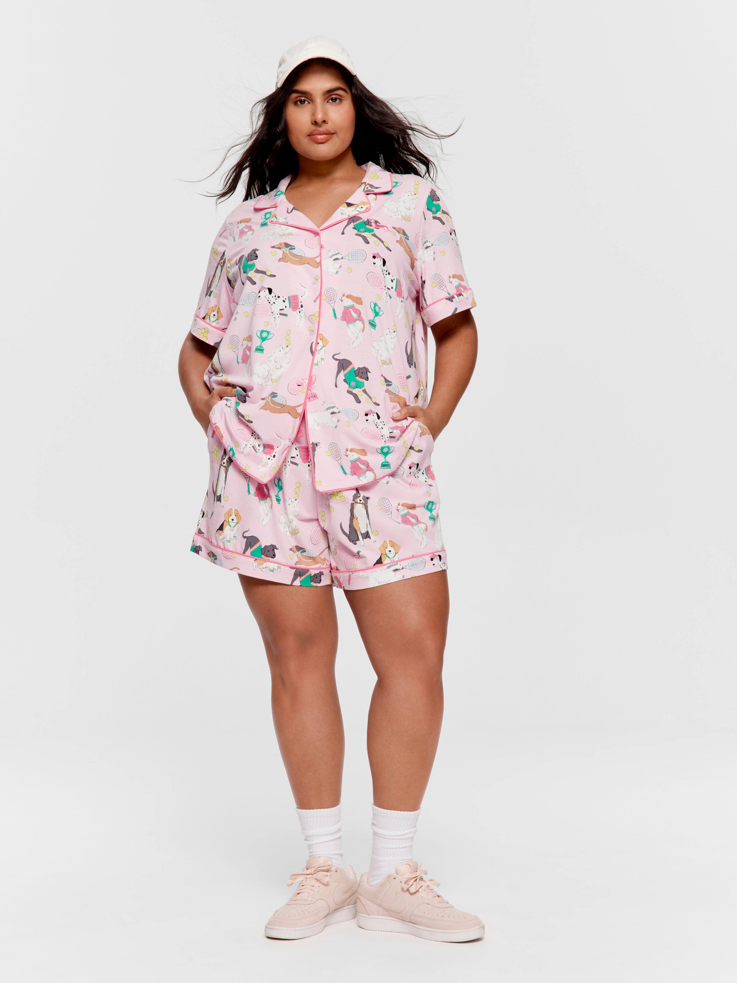 P.A. Plus Dog Tennis Pj Set