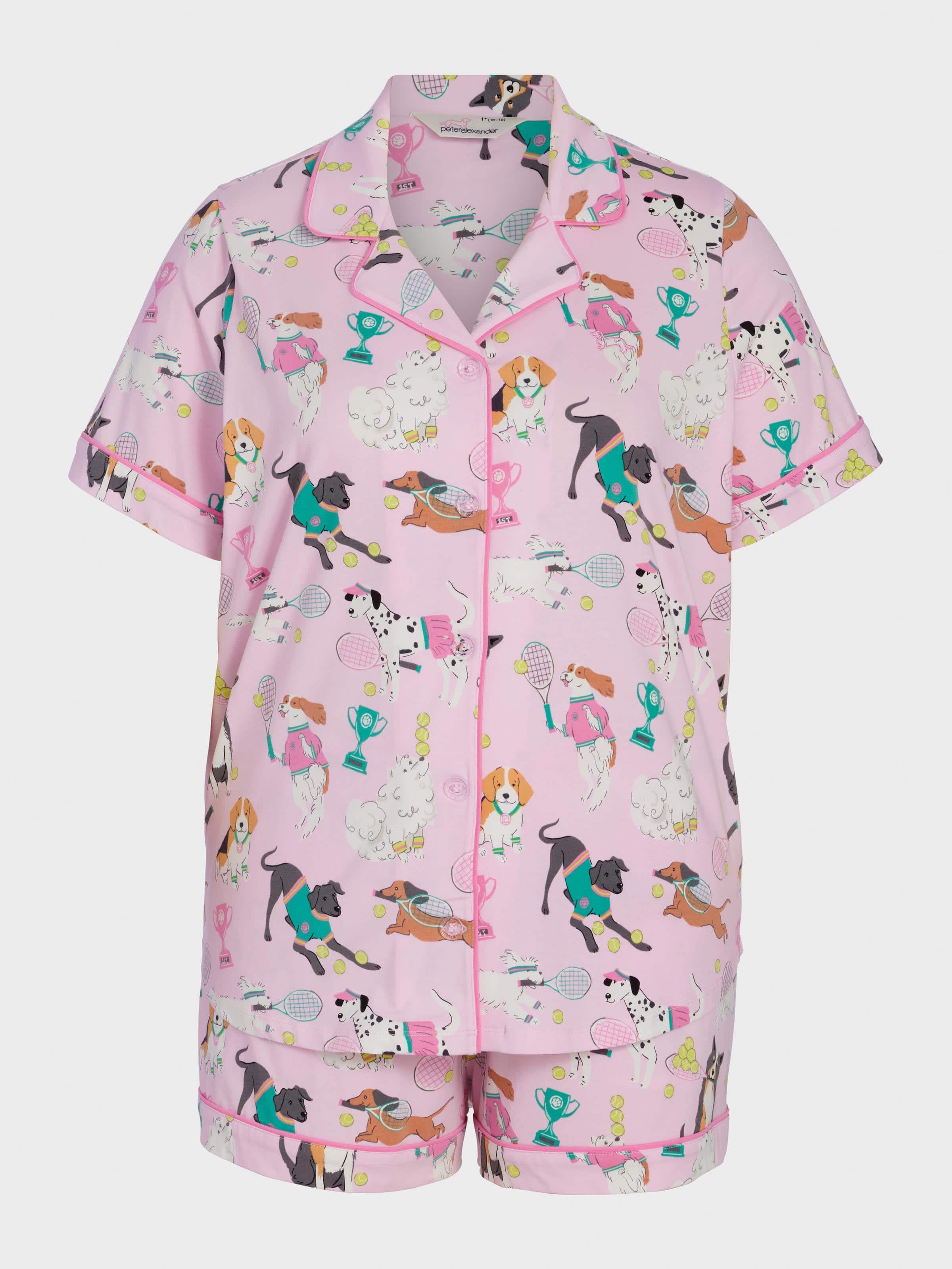 Image for P.A. Plus Dog Tennis Pj Set from Peter Alexander