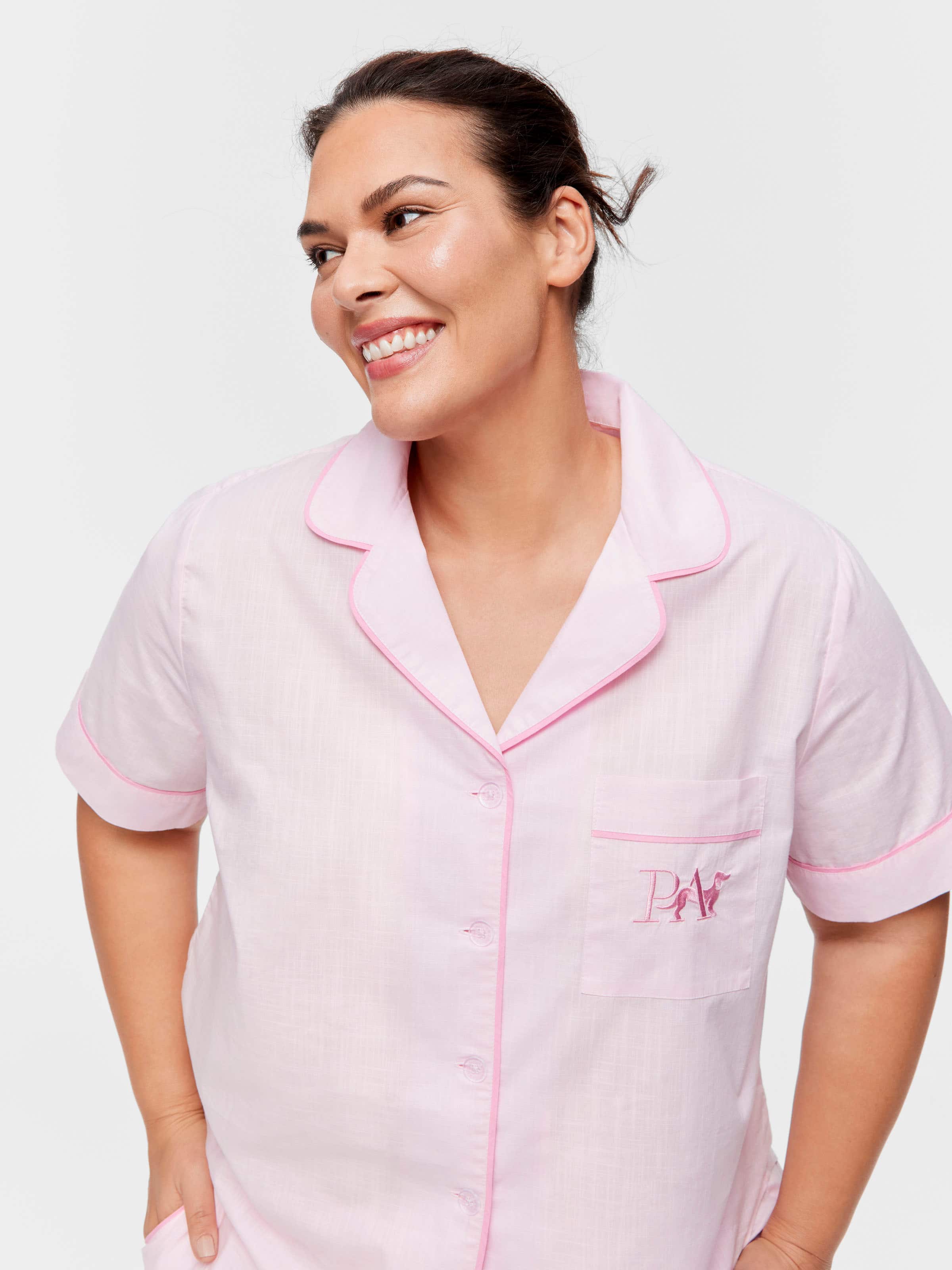P.A. Plus Pink Classic Short Sleeve Shirt