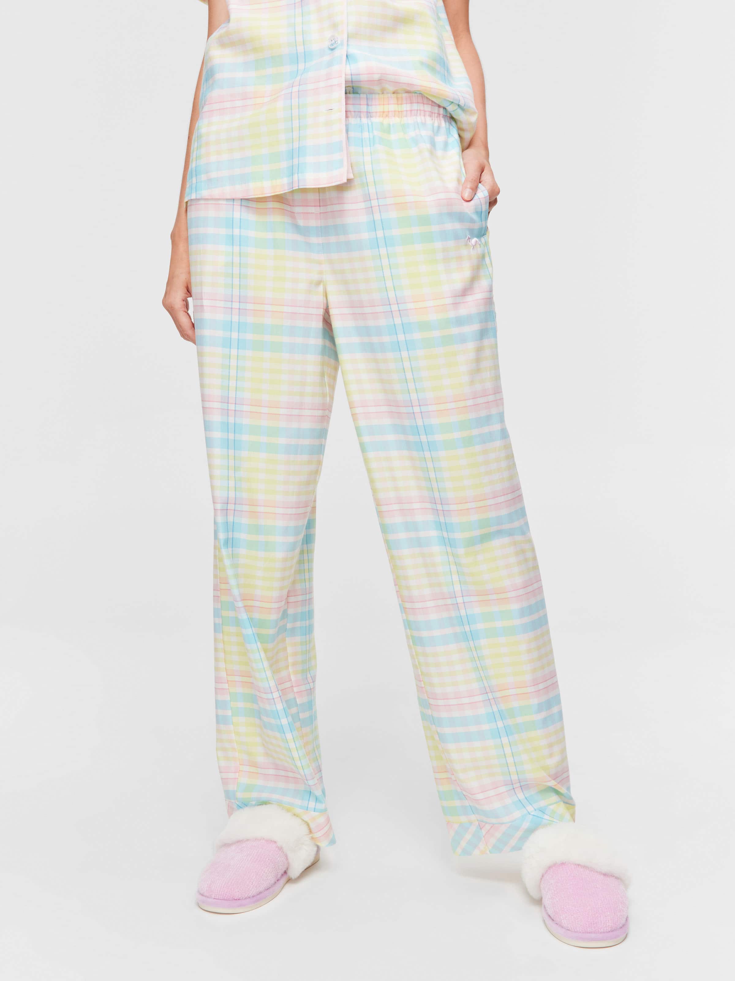 Pretty Check Pj Bottom