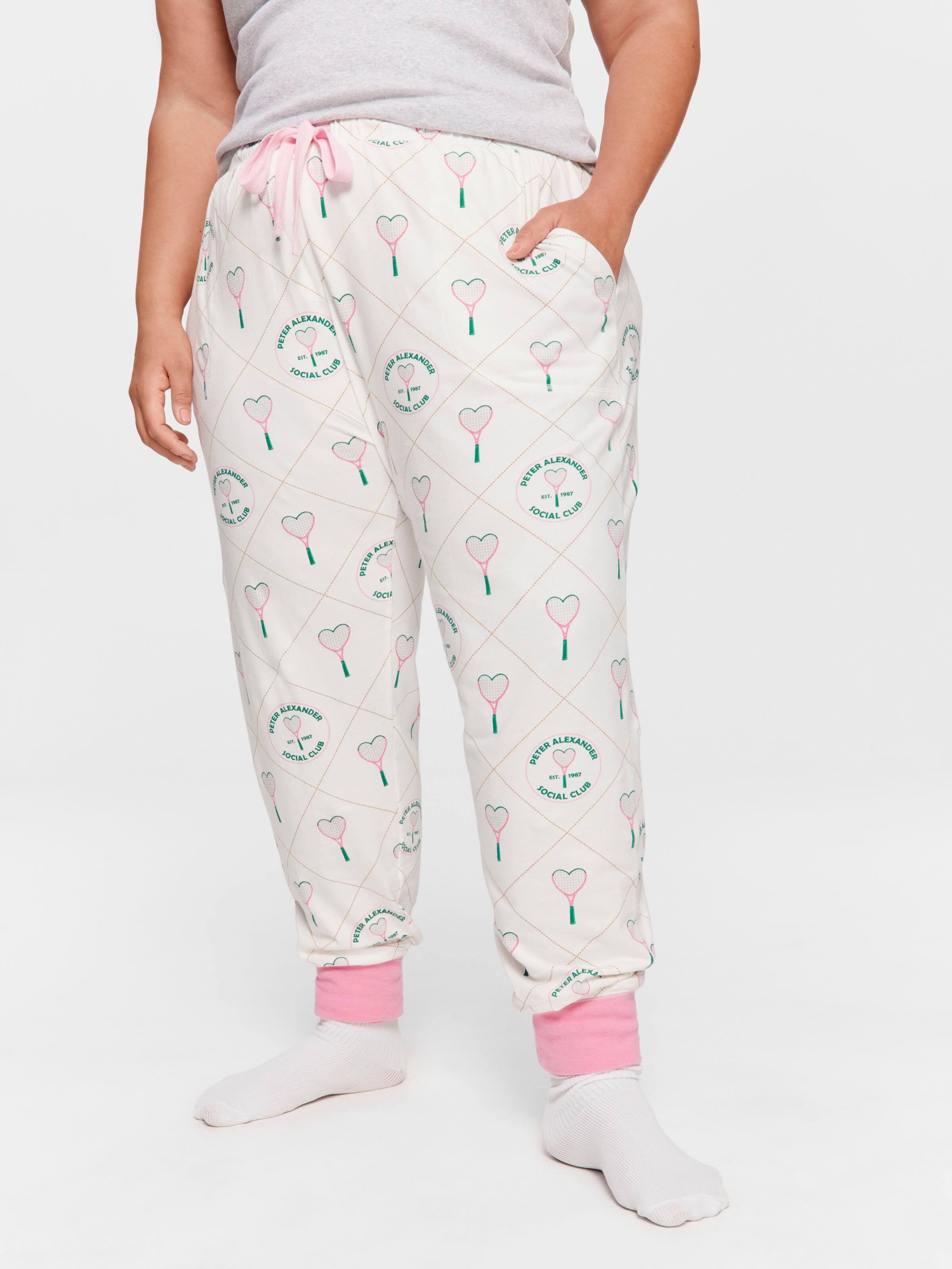 P.A. Plus Heart Tennis Easy Pj Bottom