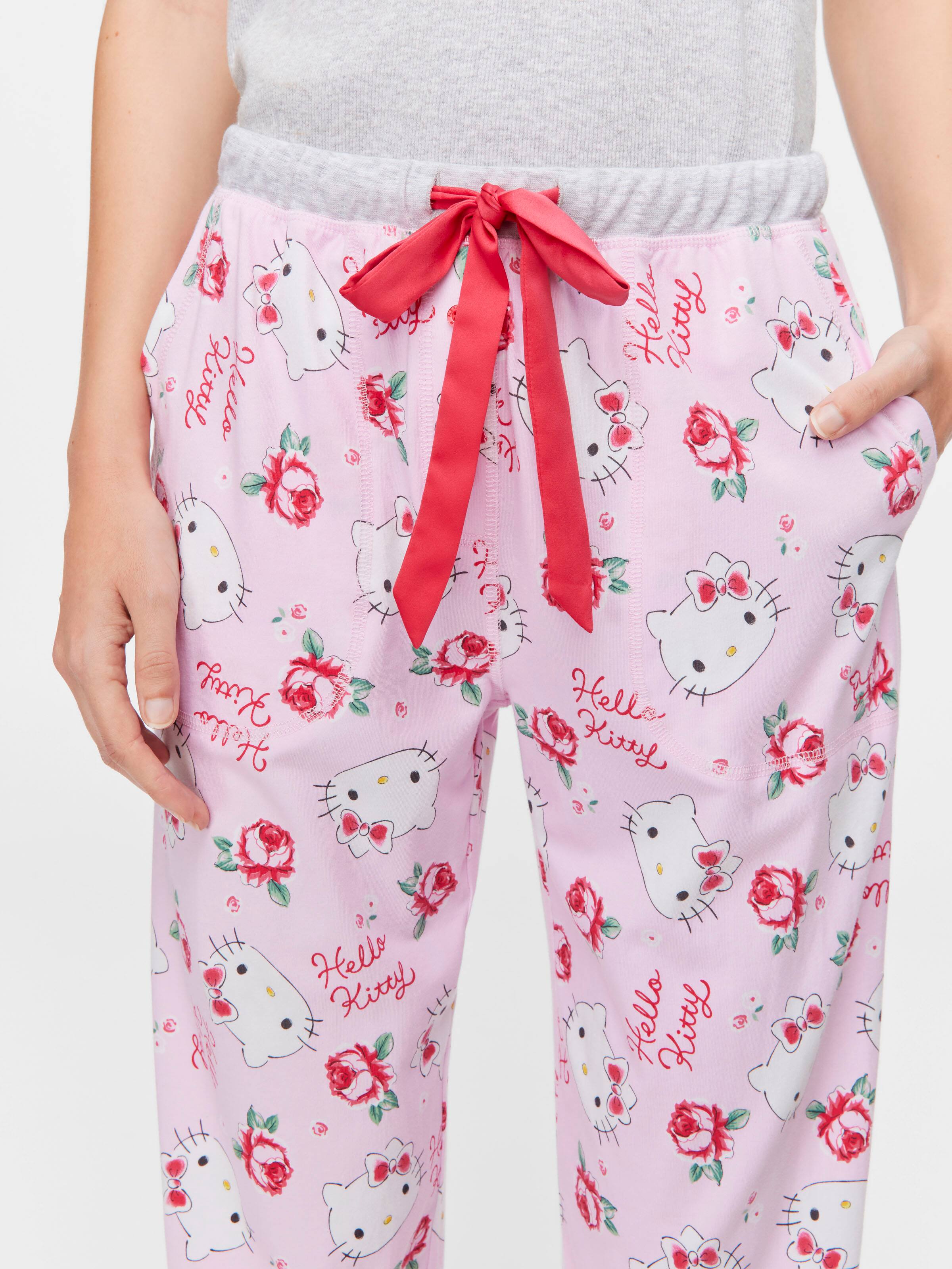 Hello Kitty Roses Easy Pj Bottom