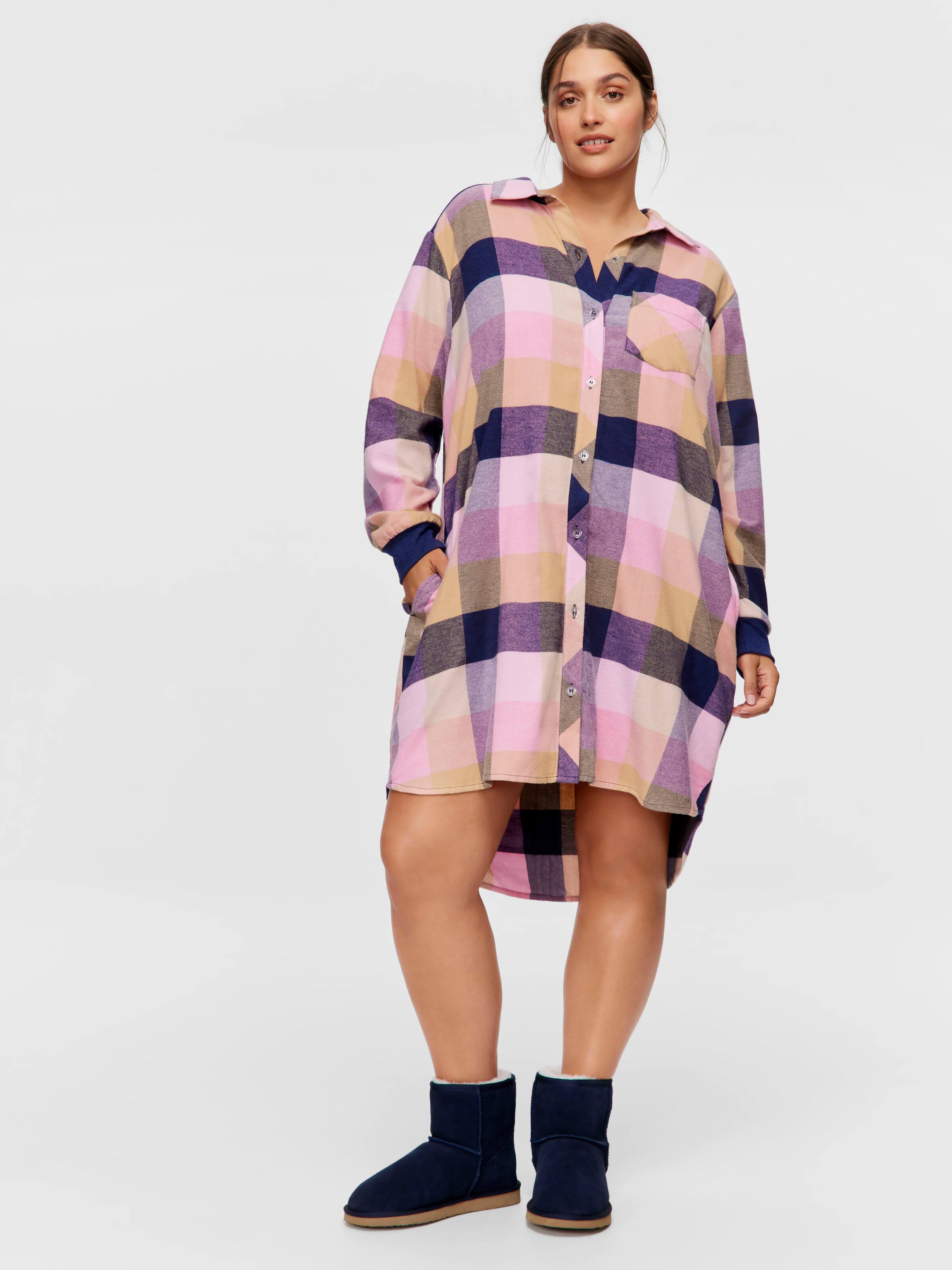 P.A. Plus Buffalo Check Flannelette Nightshirt