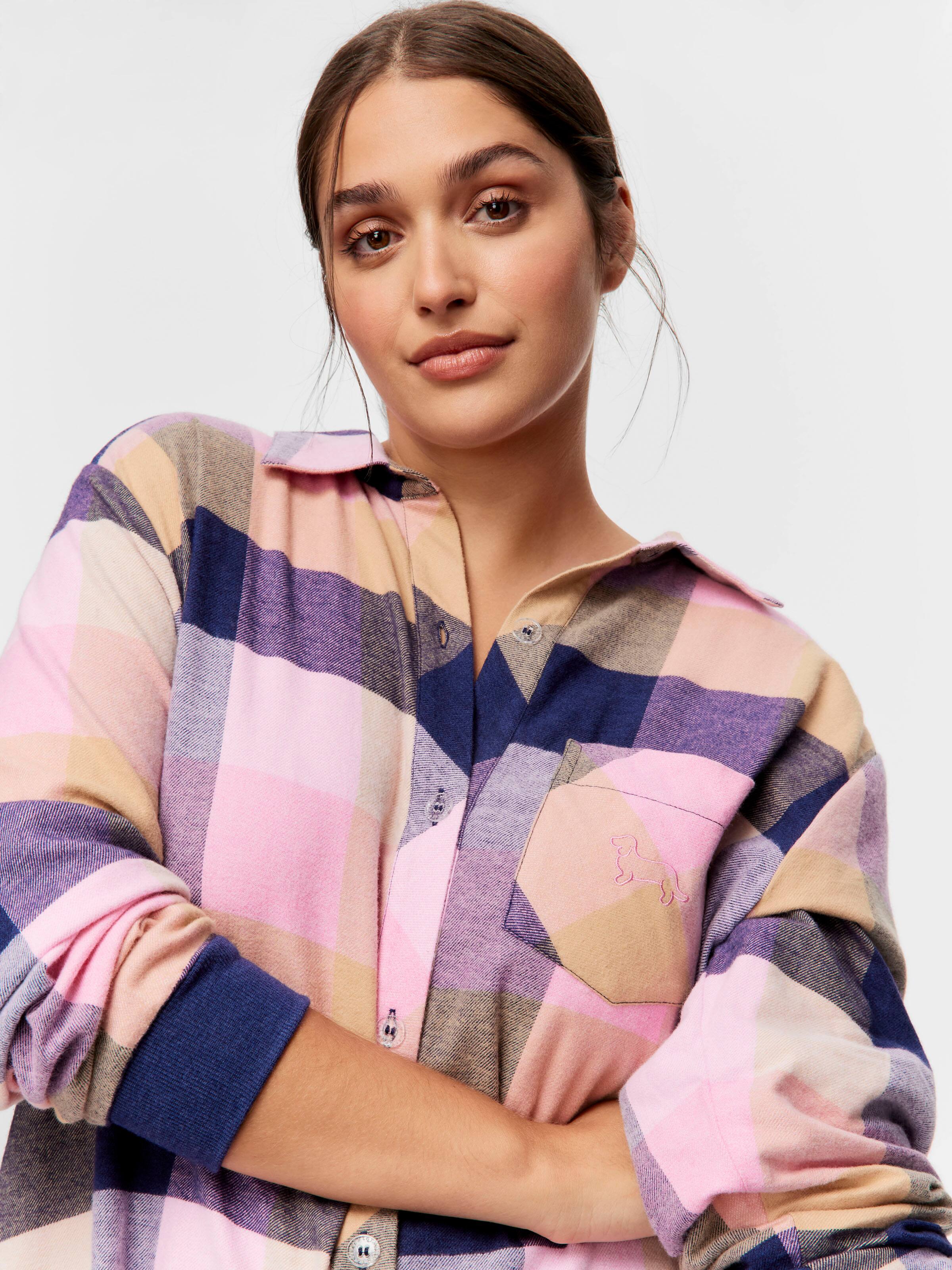P.A. Plus Buffalo Check Flannelette Nightshirt