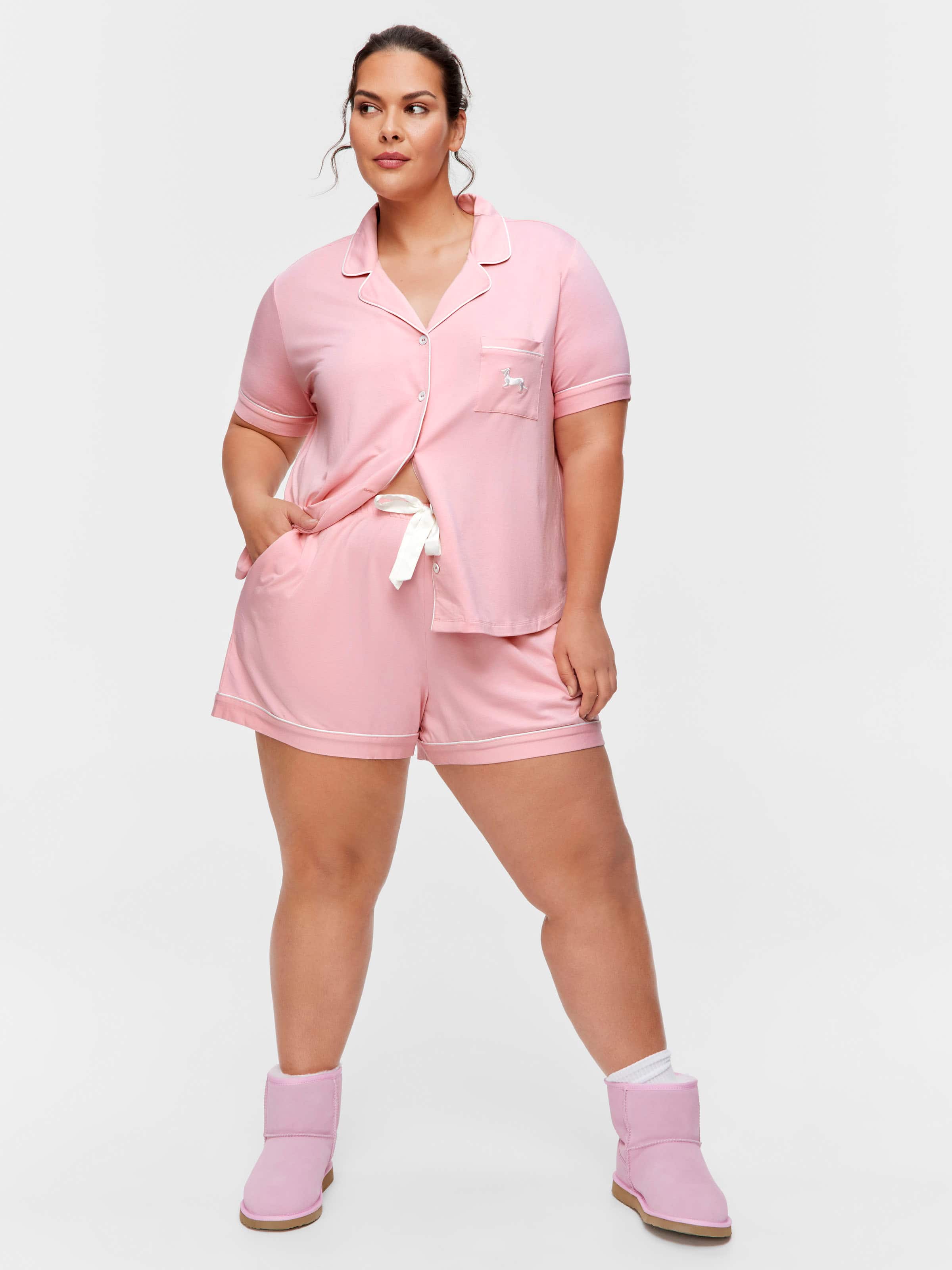 P.A. Plus Pink Bamboo Short