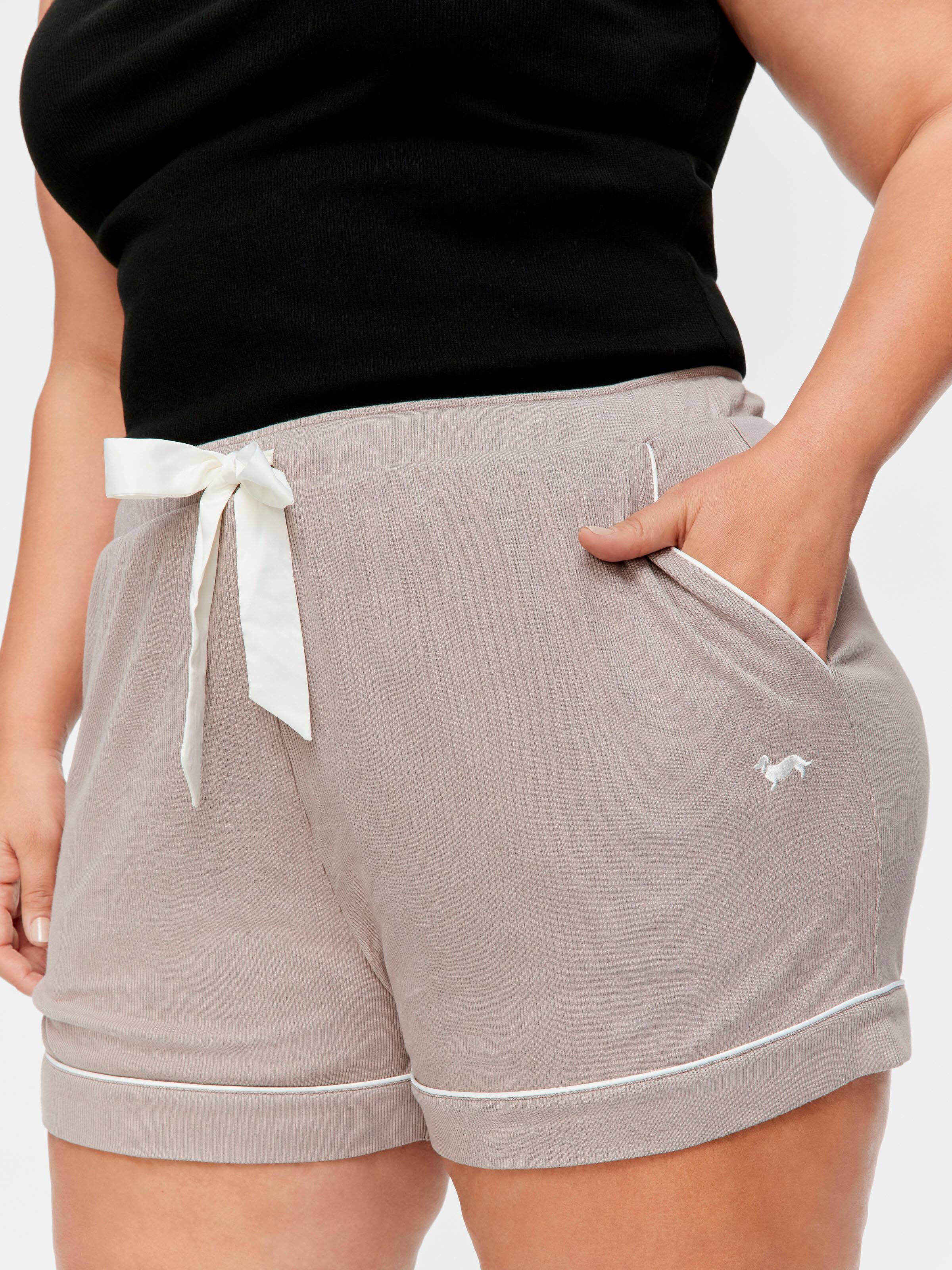 P.A. Plus Stone Bamboo Rib Mid Short