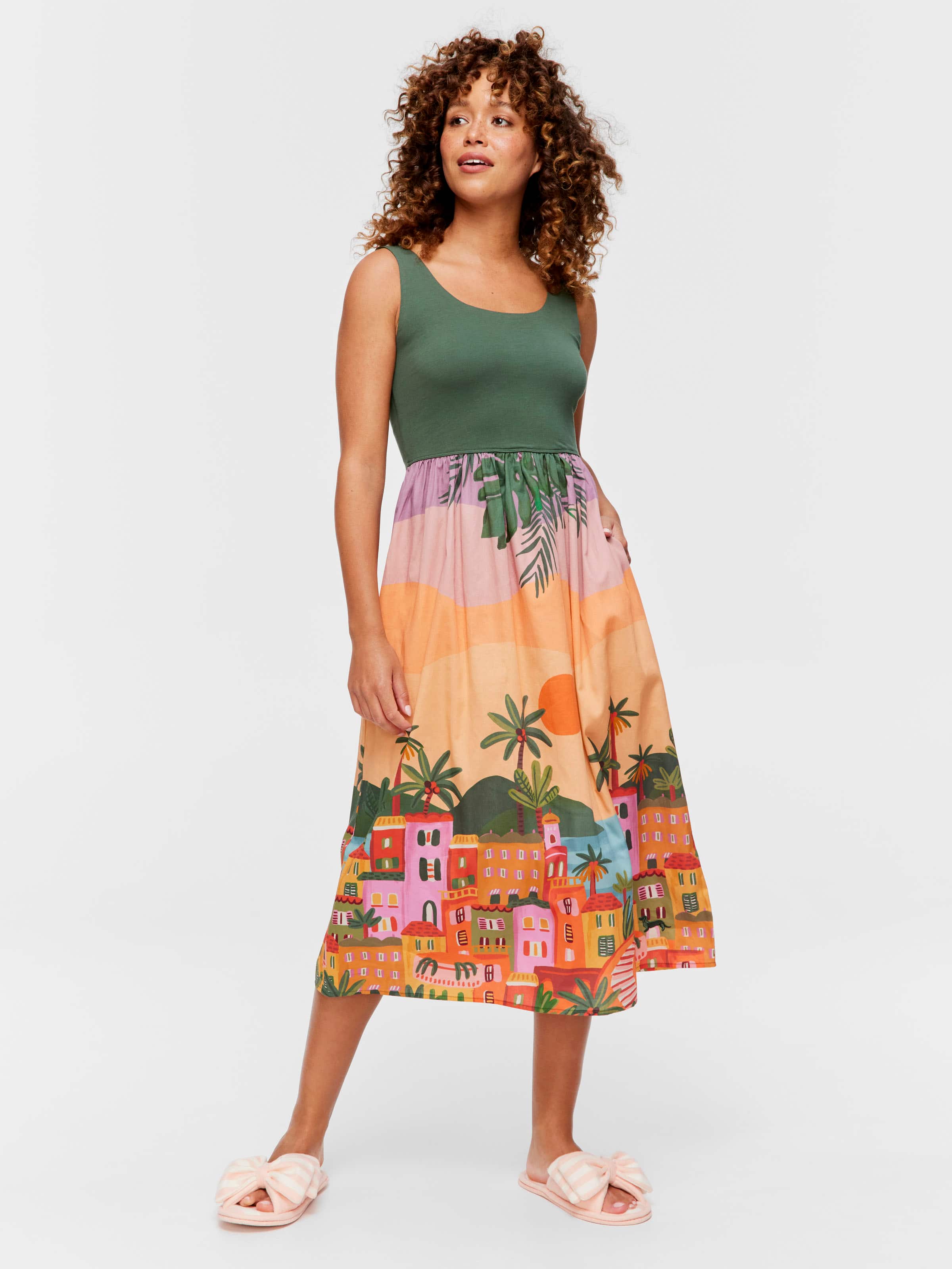 Sunset Border Nightie