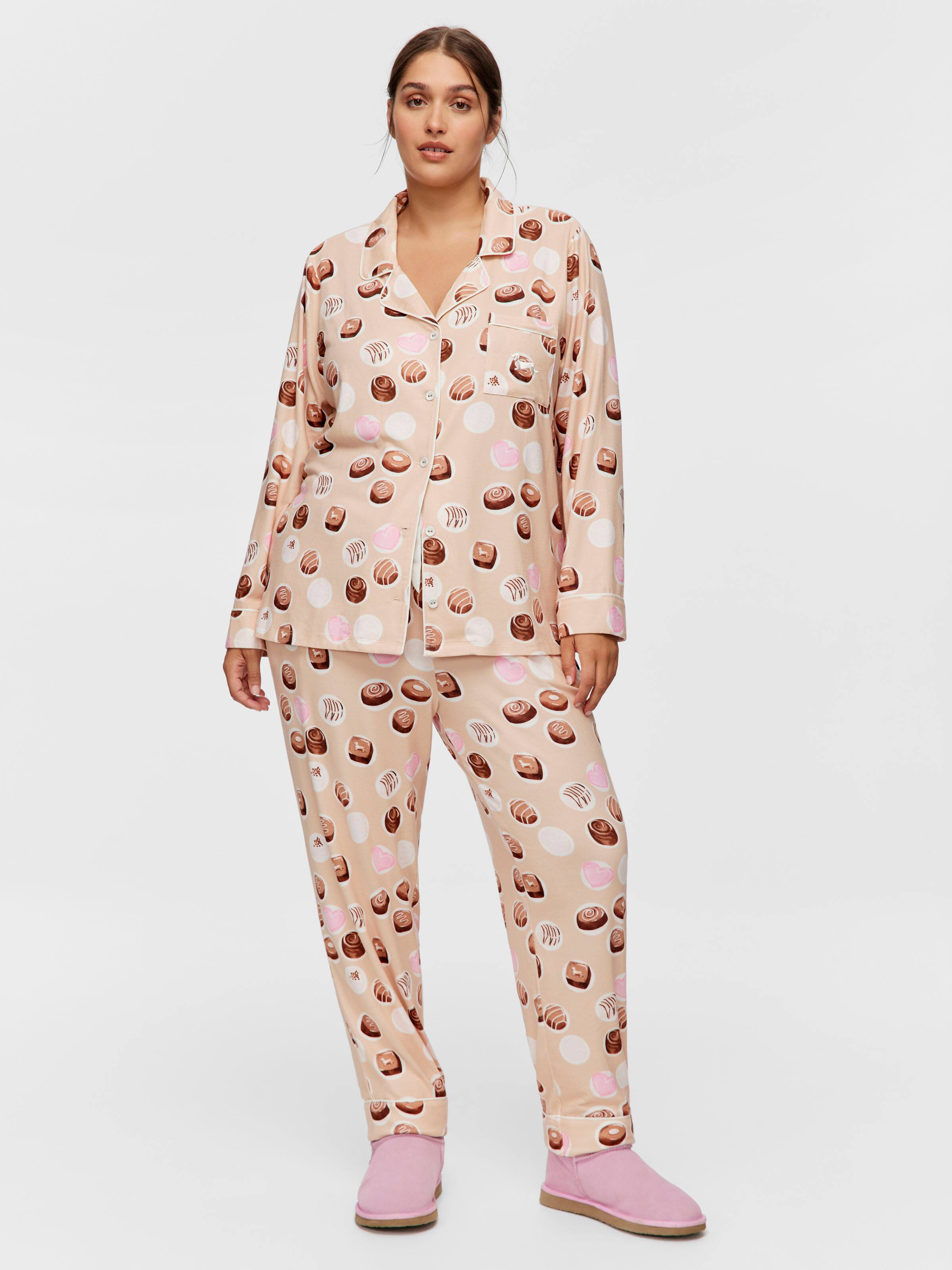 P.A. Plus Sweet Treat Plush Pj Set