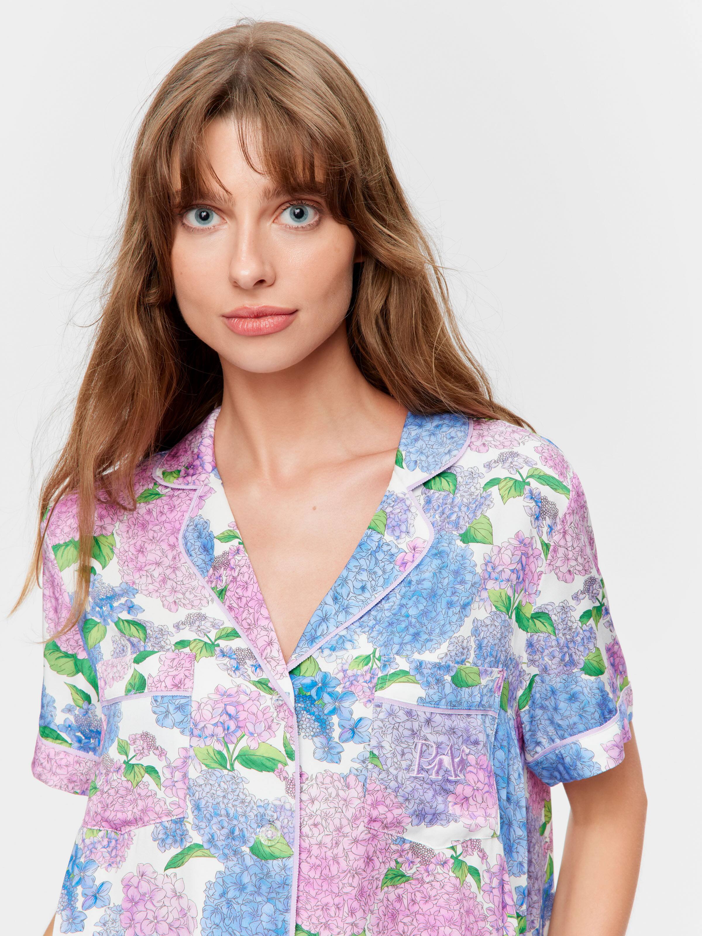 Lilac Floral Pj Set