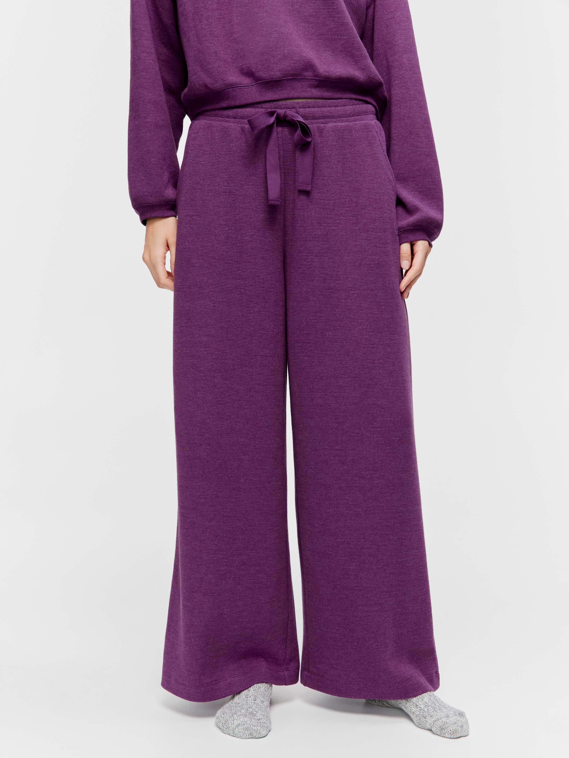 Waffle Wide Leg Pj Bottom