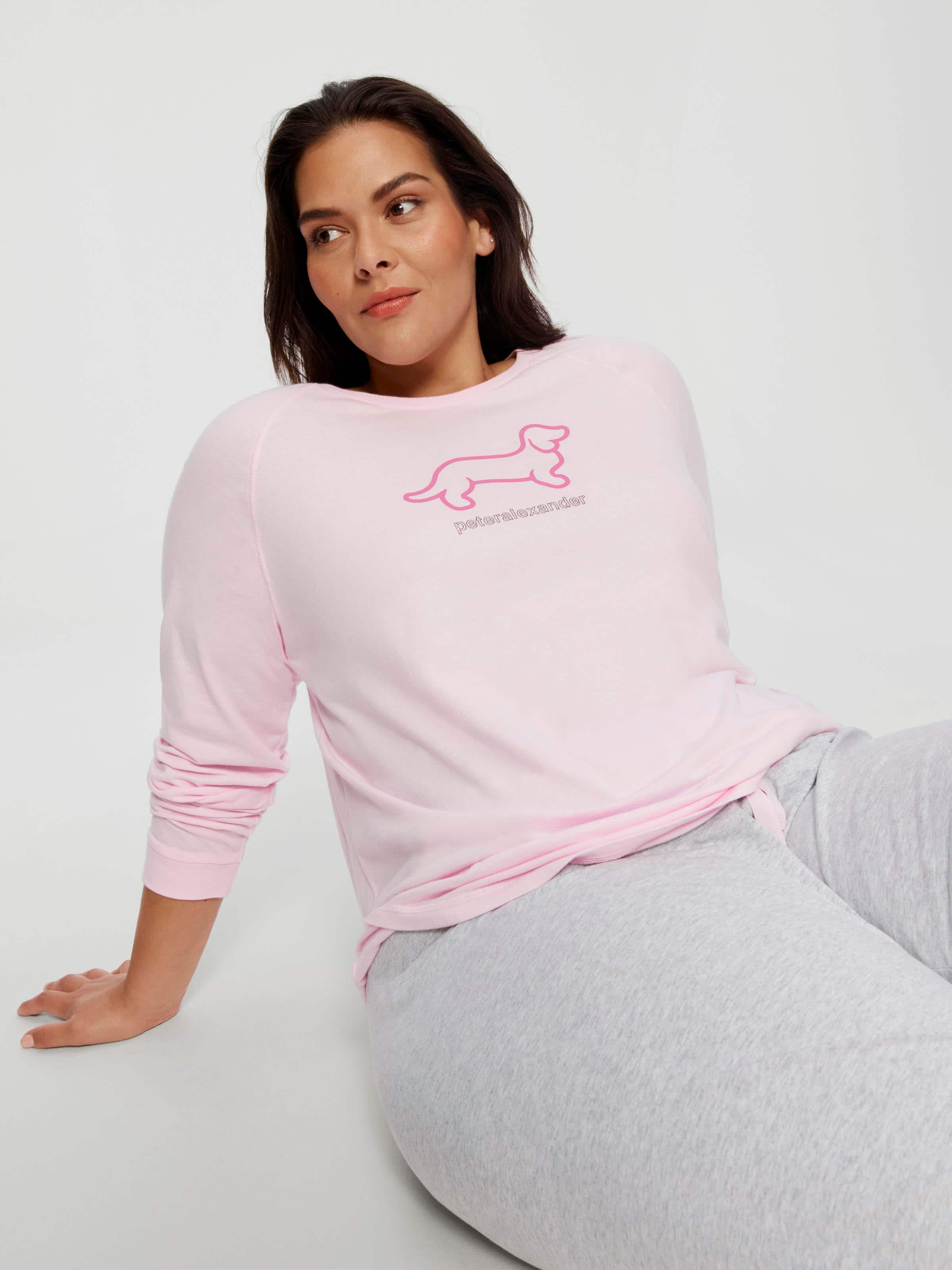P.A. Plus Classic Long Sleeve Penny Top