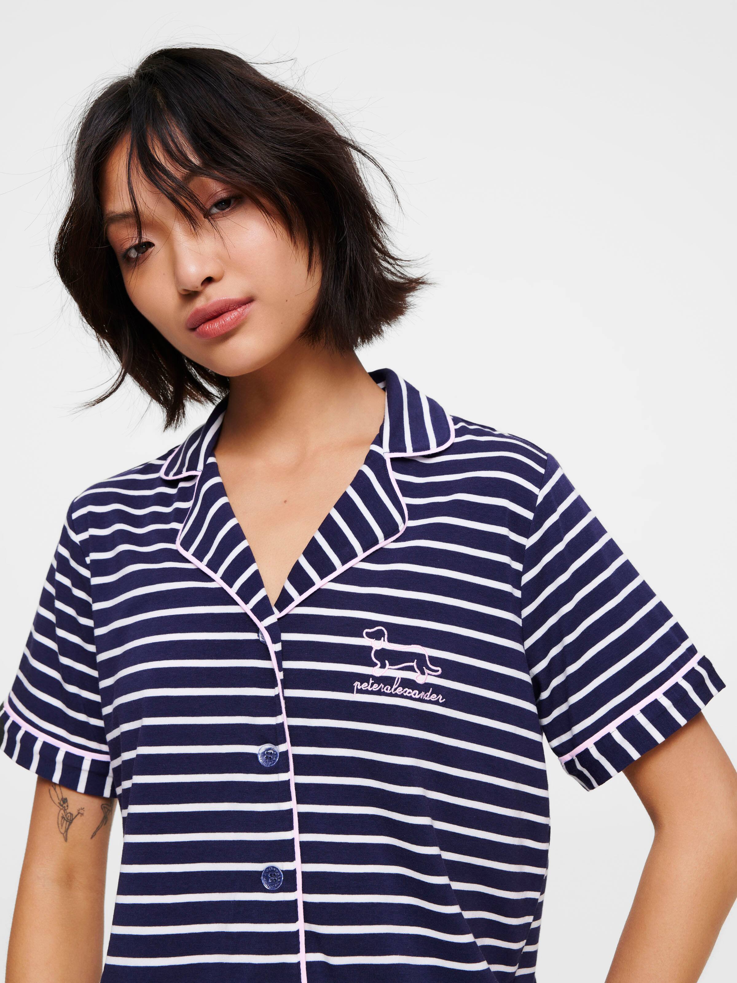 Navy Stripe Shirt