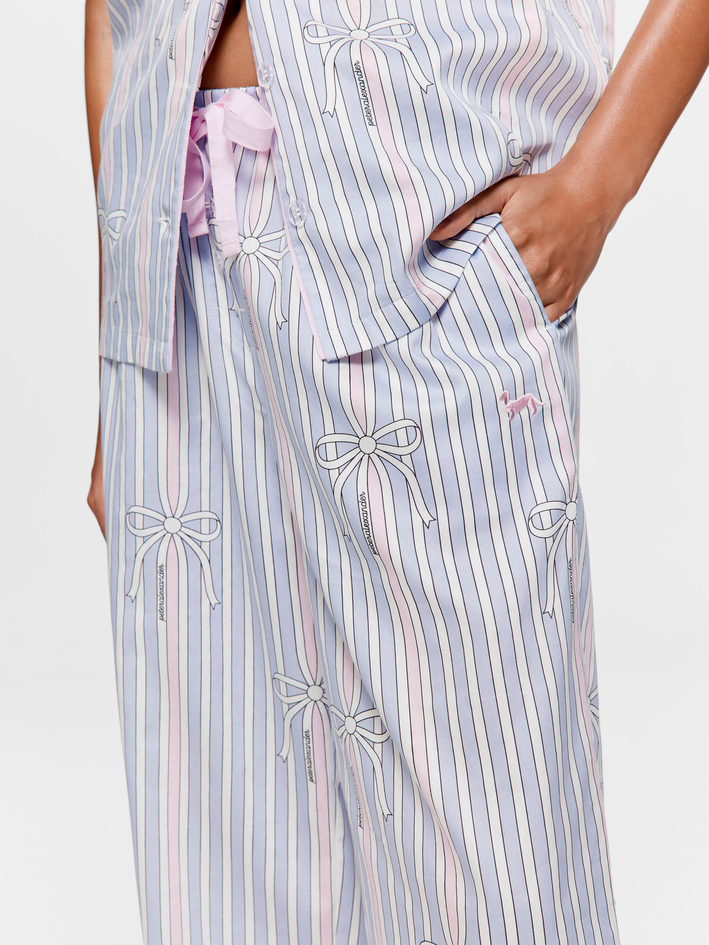 Bow Stripe 3/4 Pj Bottom