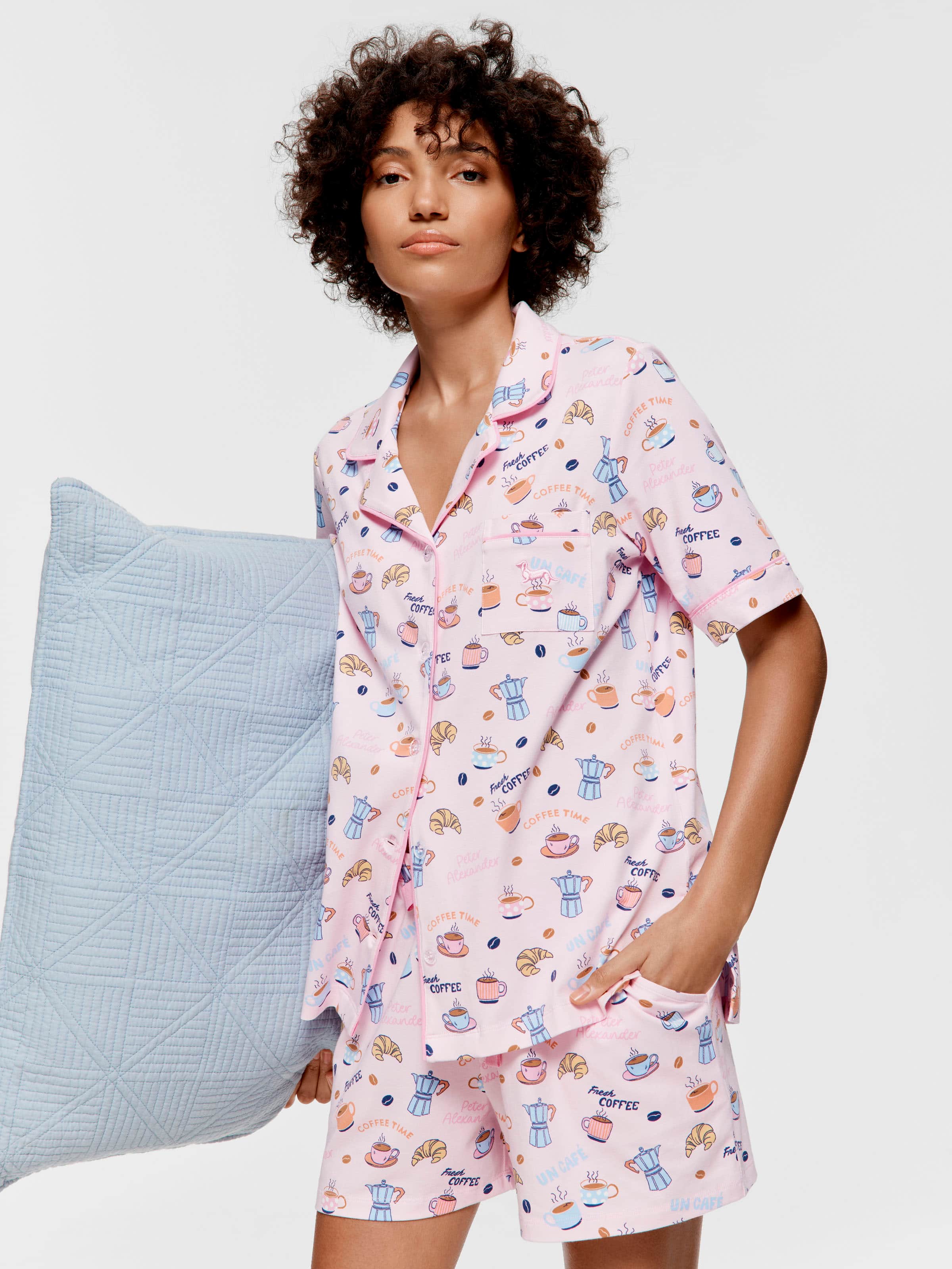 Image for Breakfast Shortie Pj Set from Peter Alexander