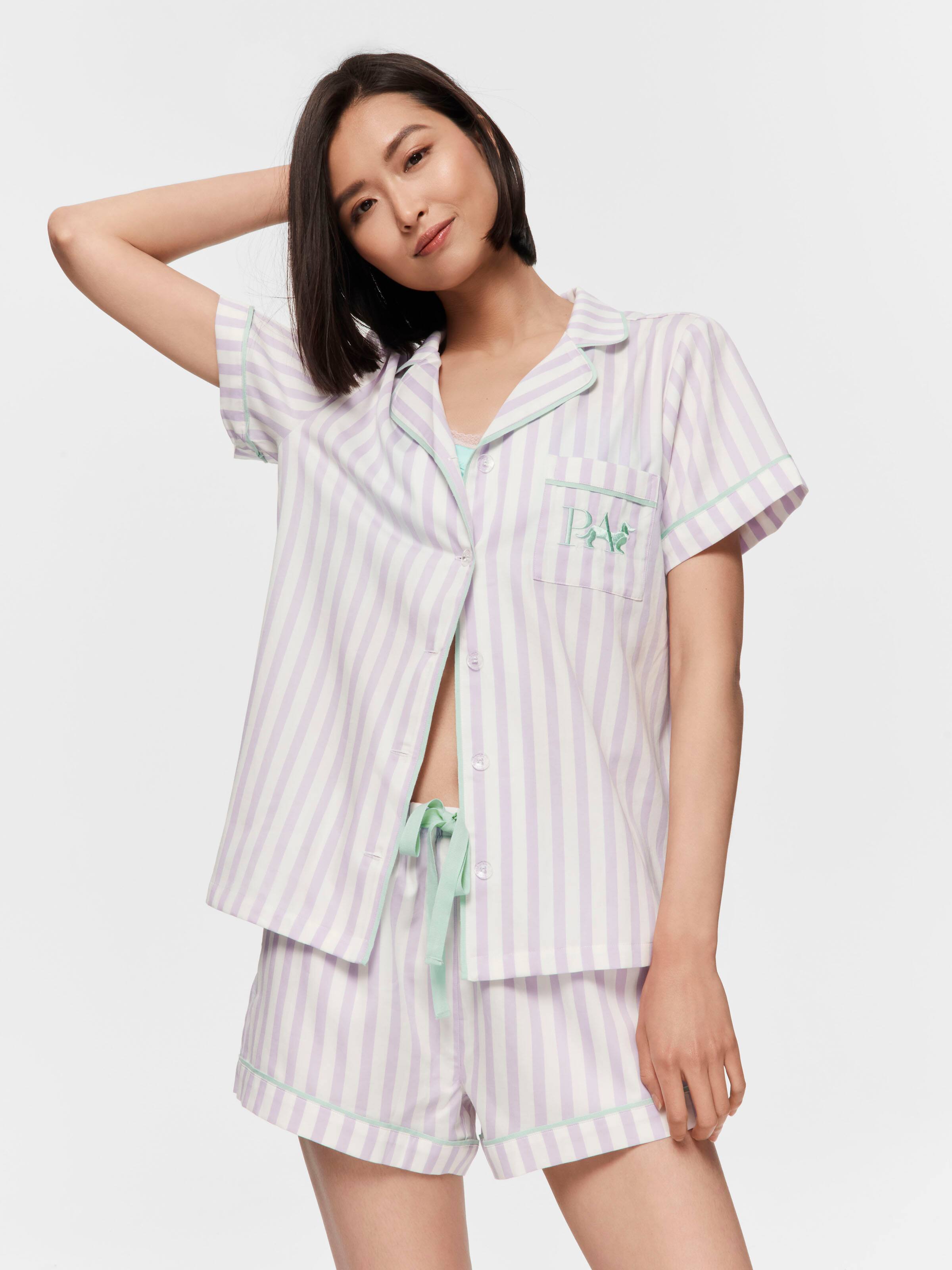 Lilac Candy Stripe Shirt