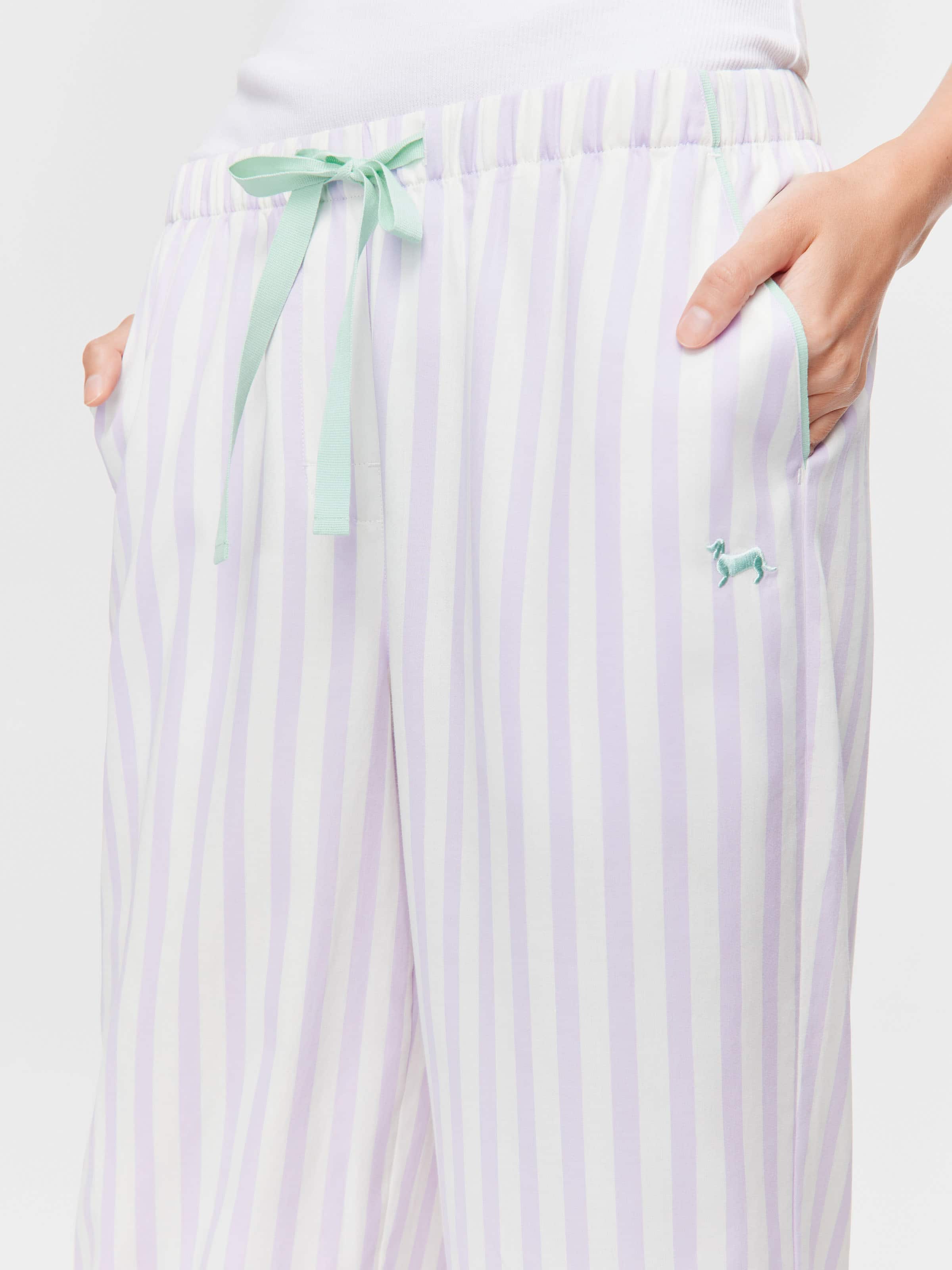 Lilac Candy Stripe Pj Bottom