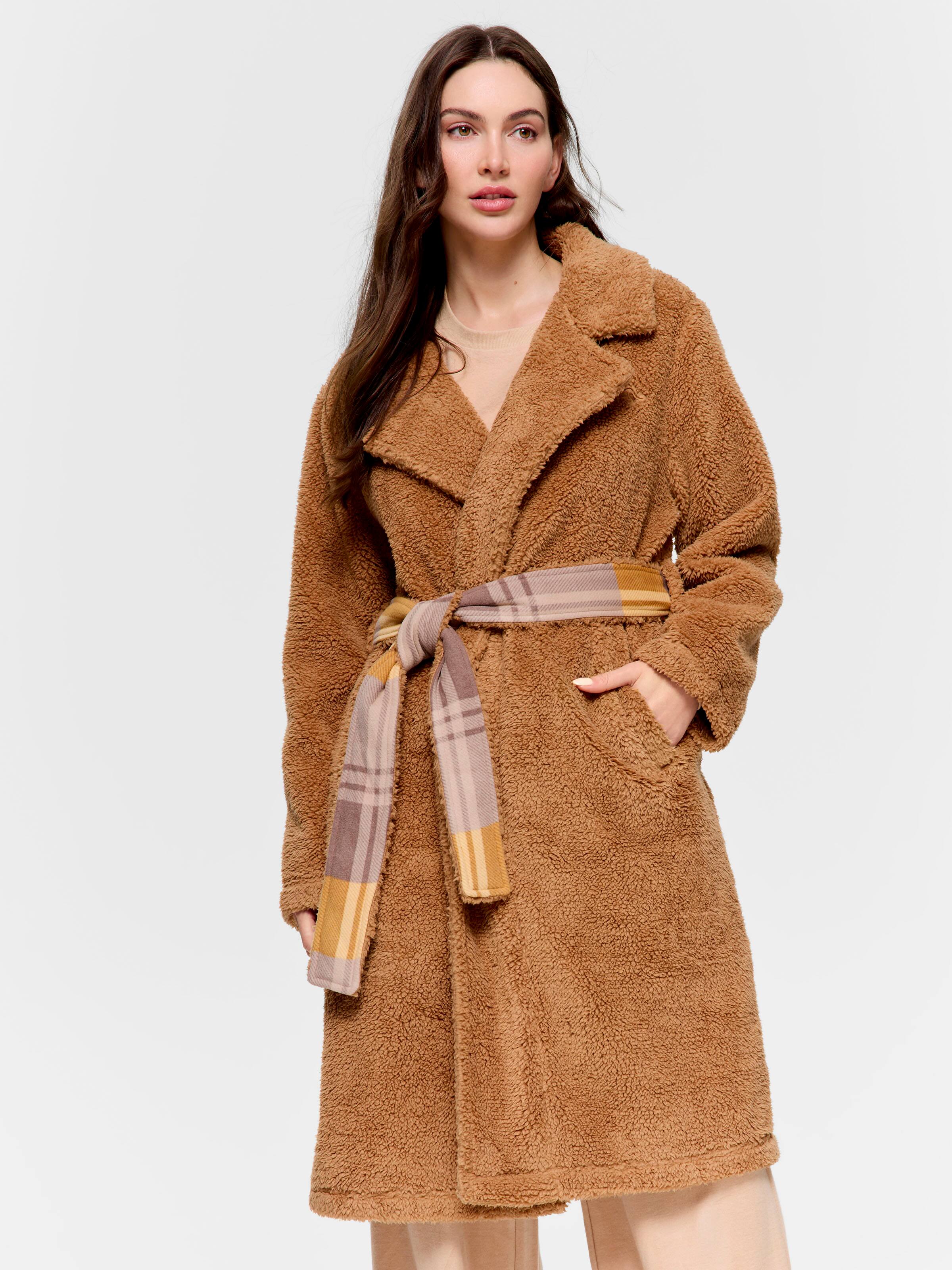 Check Lined House Coat Dressing Gown