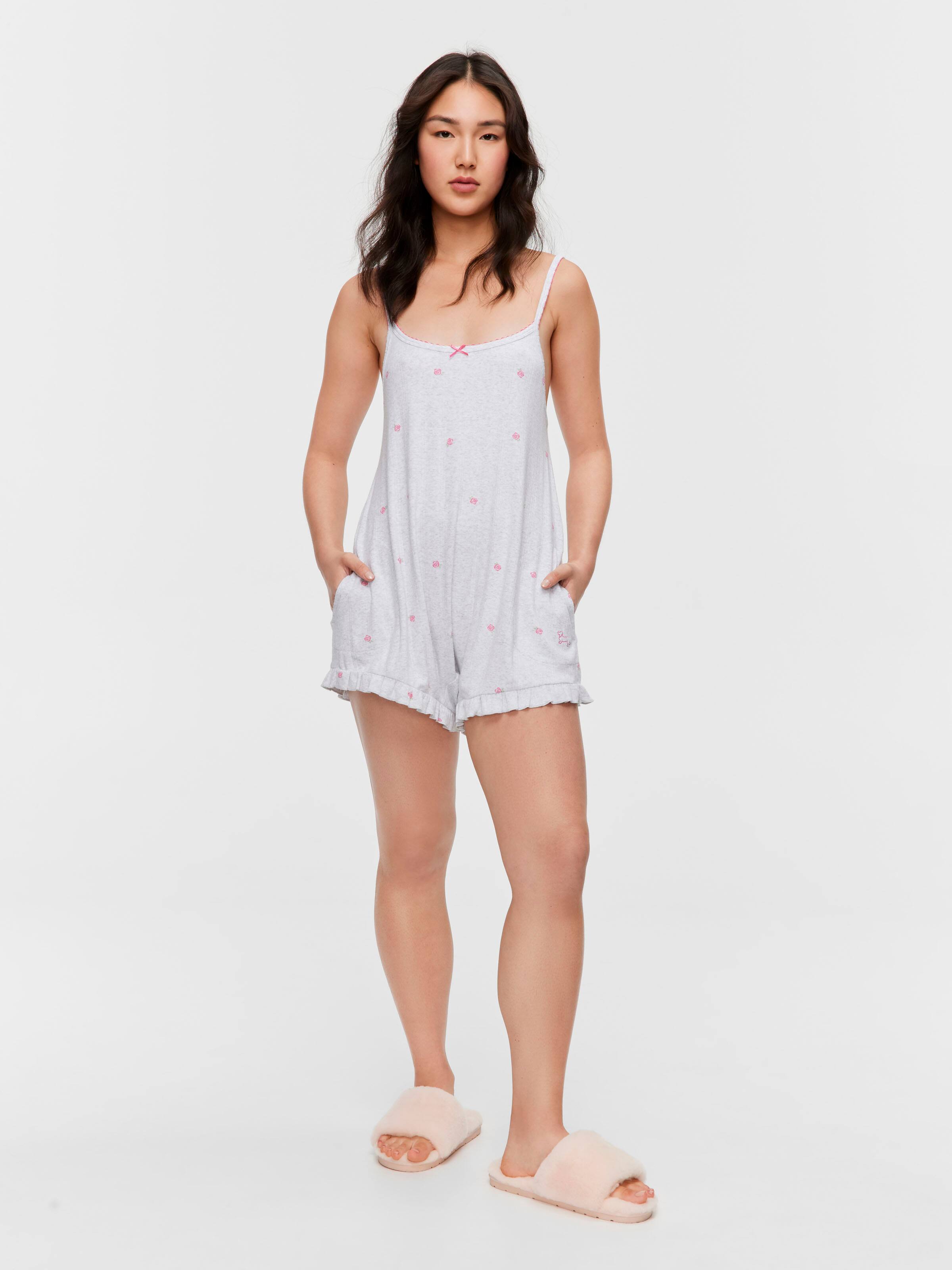 Pointelle Rose Onesie