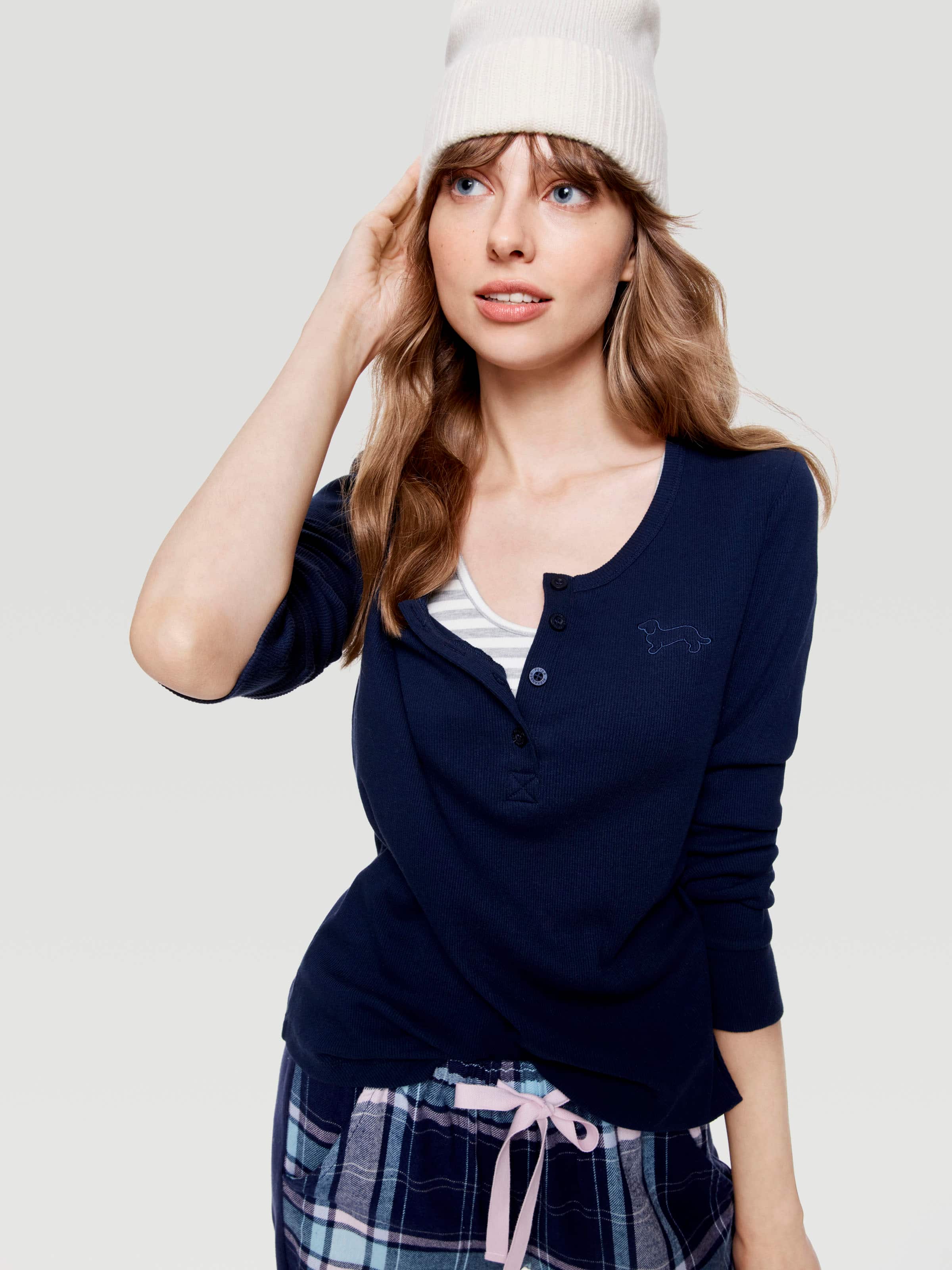 P.A. Classic Rib Henley