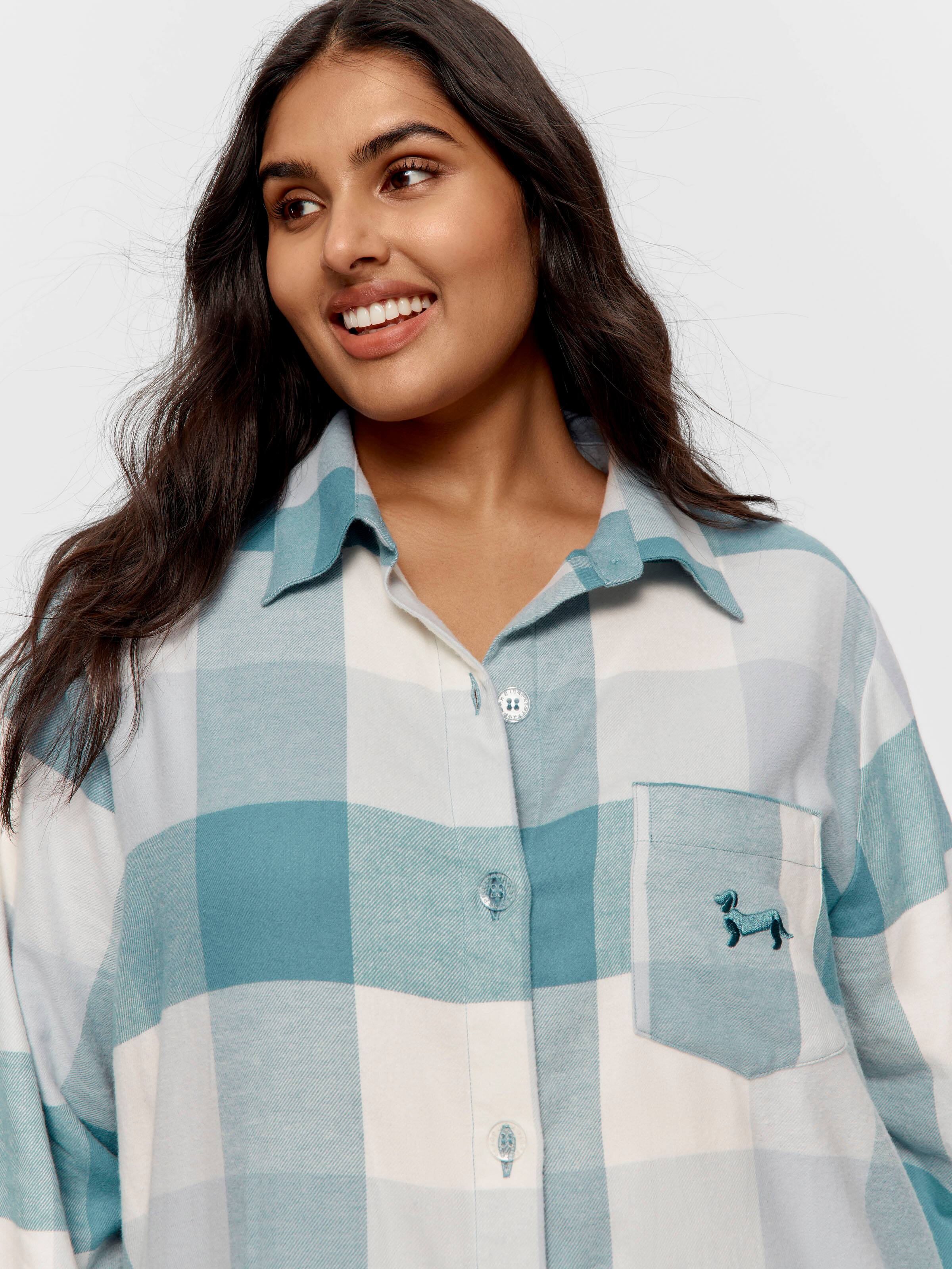 P.A. Plus Check Flannelette Nightshirt