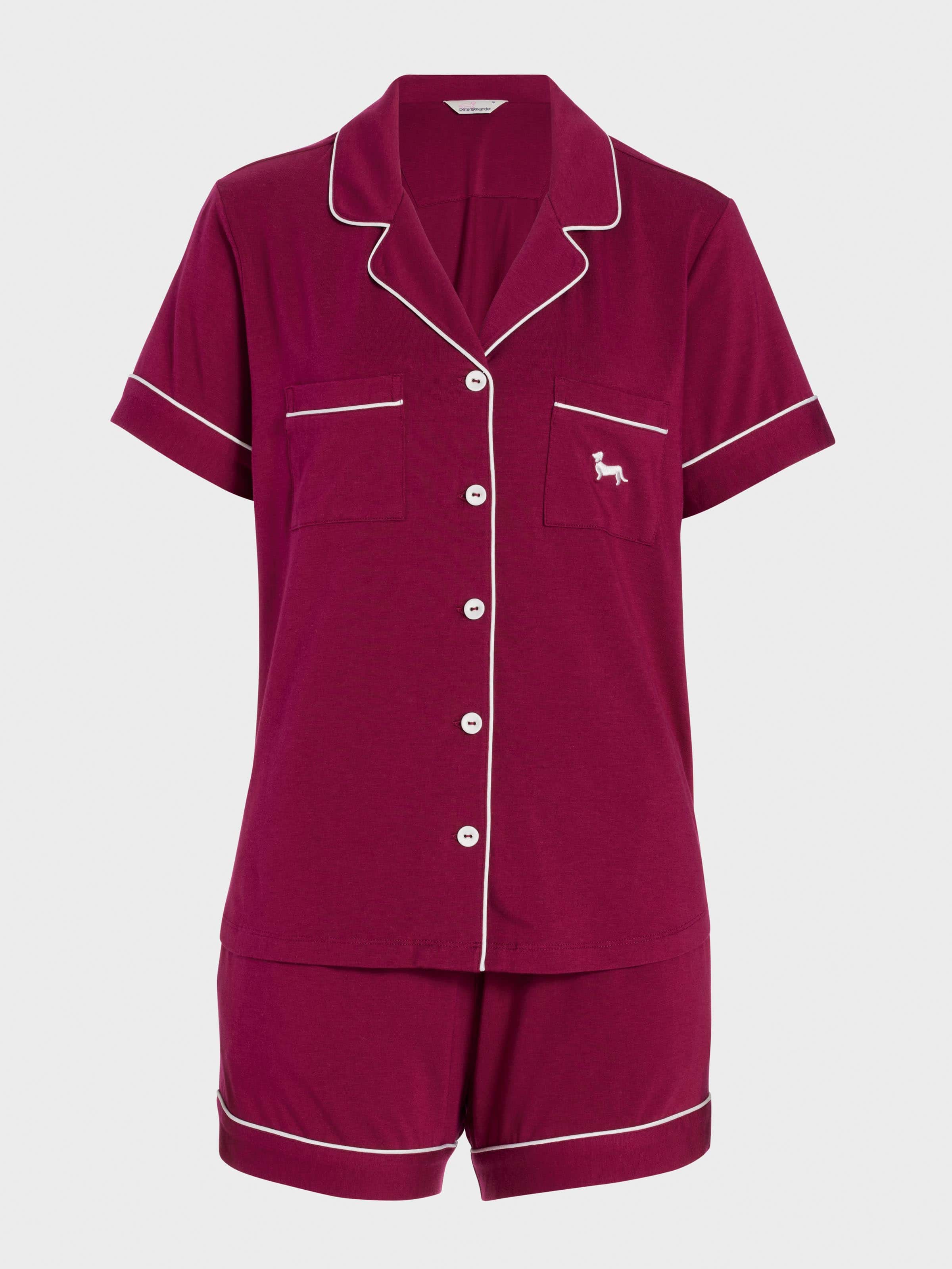 Image for Cherry Bamboo Shortie Pj Set from Peter Alexander
