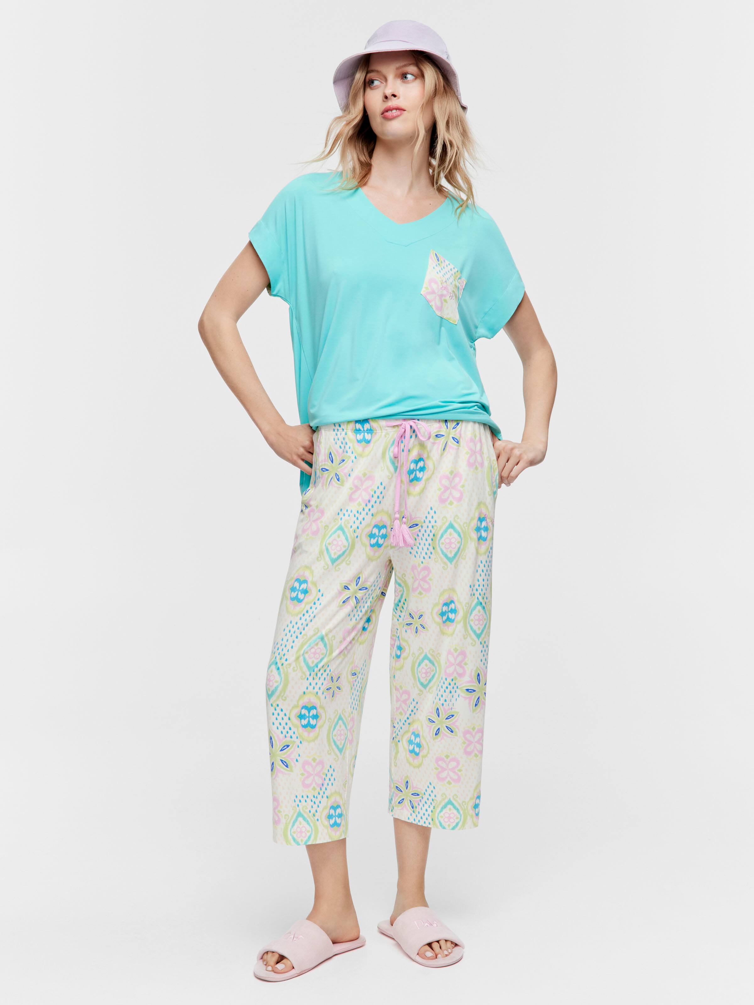 Pastel 3/4 Pj Bottom