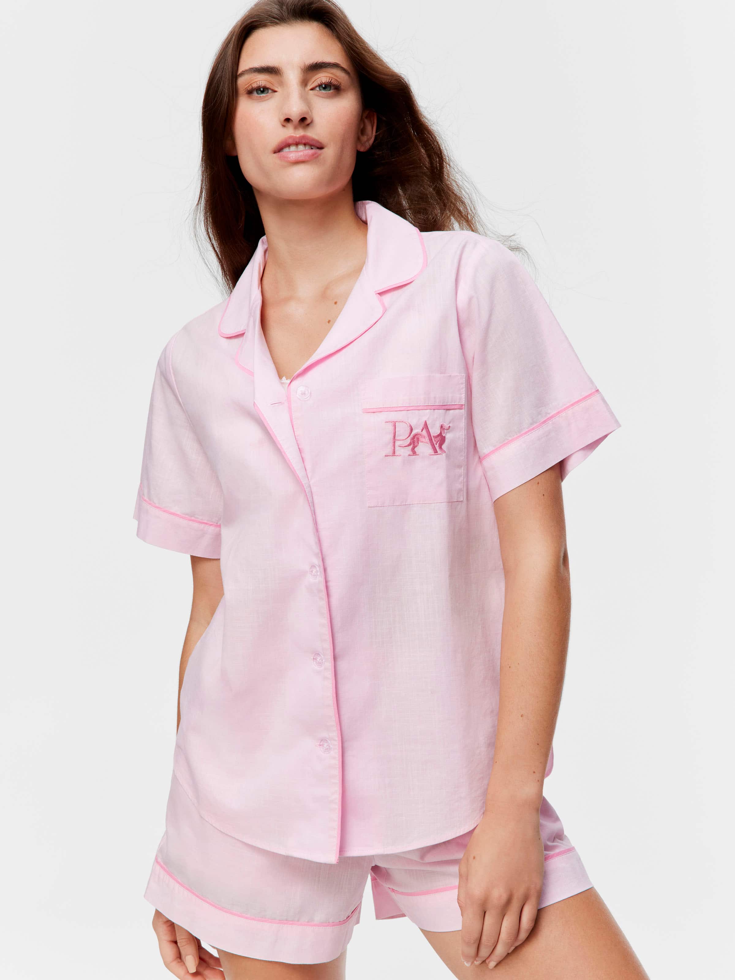 Pink Classic Short Sleeve Shirt