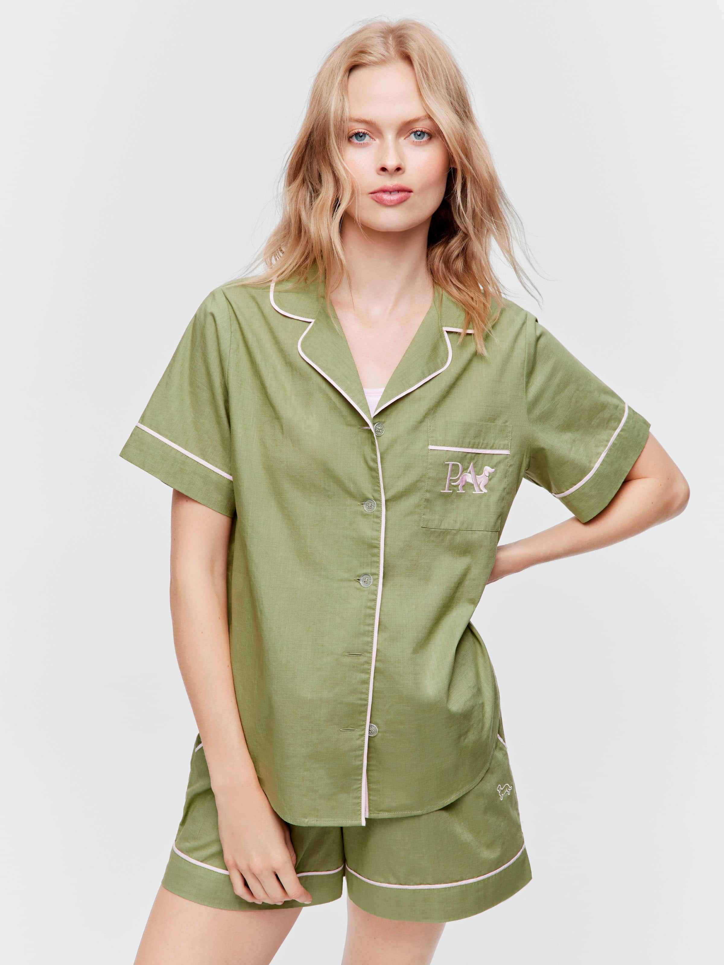 Green Classic Short Sleeve Shirt