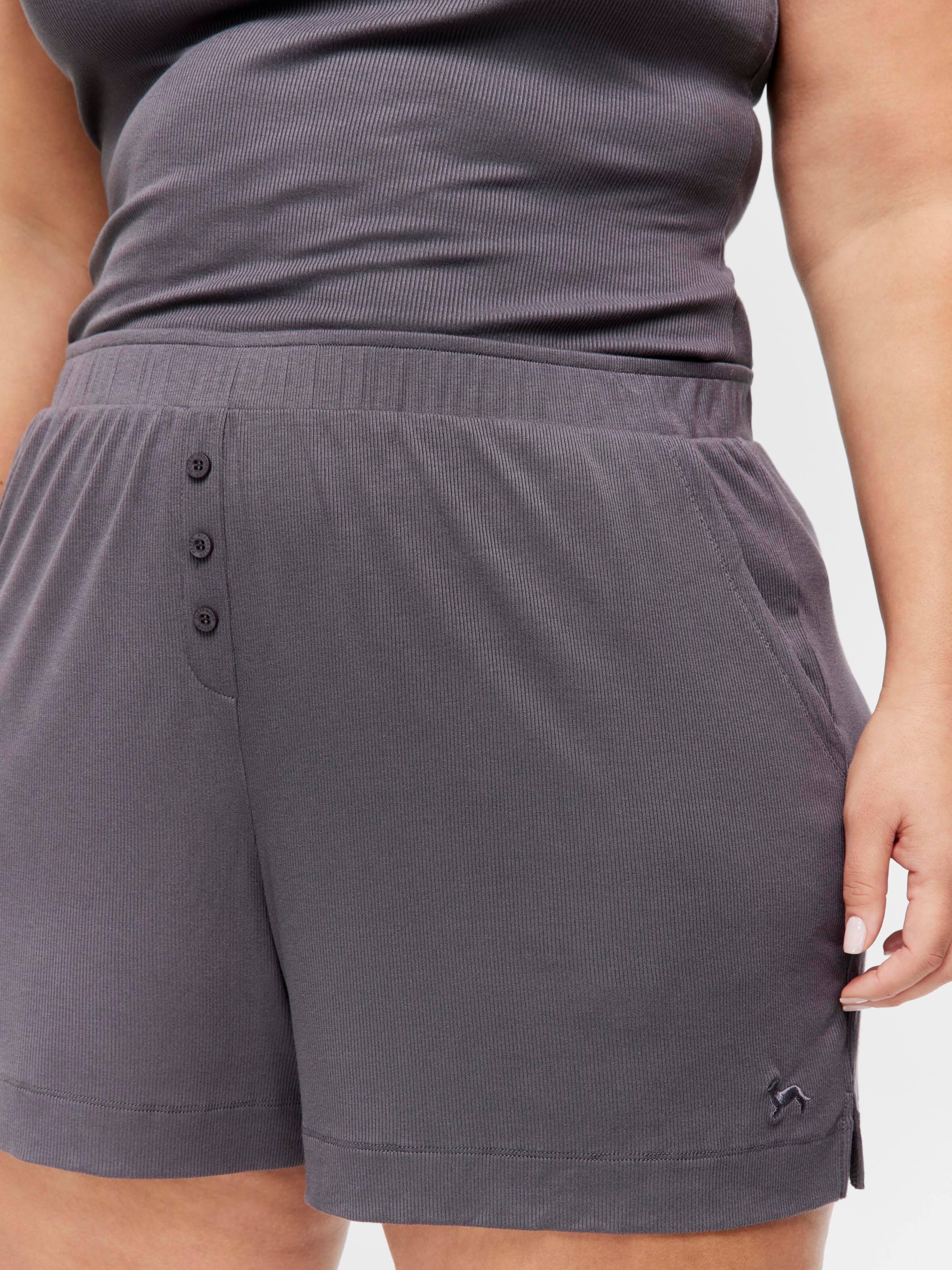 P.A. Plus Grey Rib Short