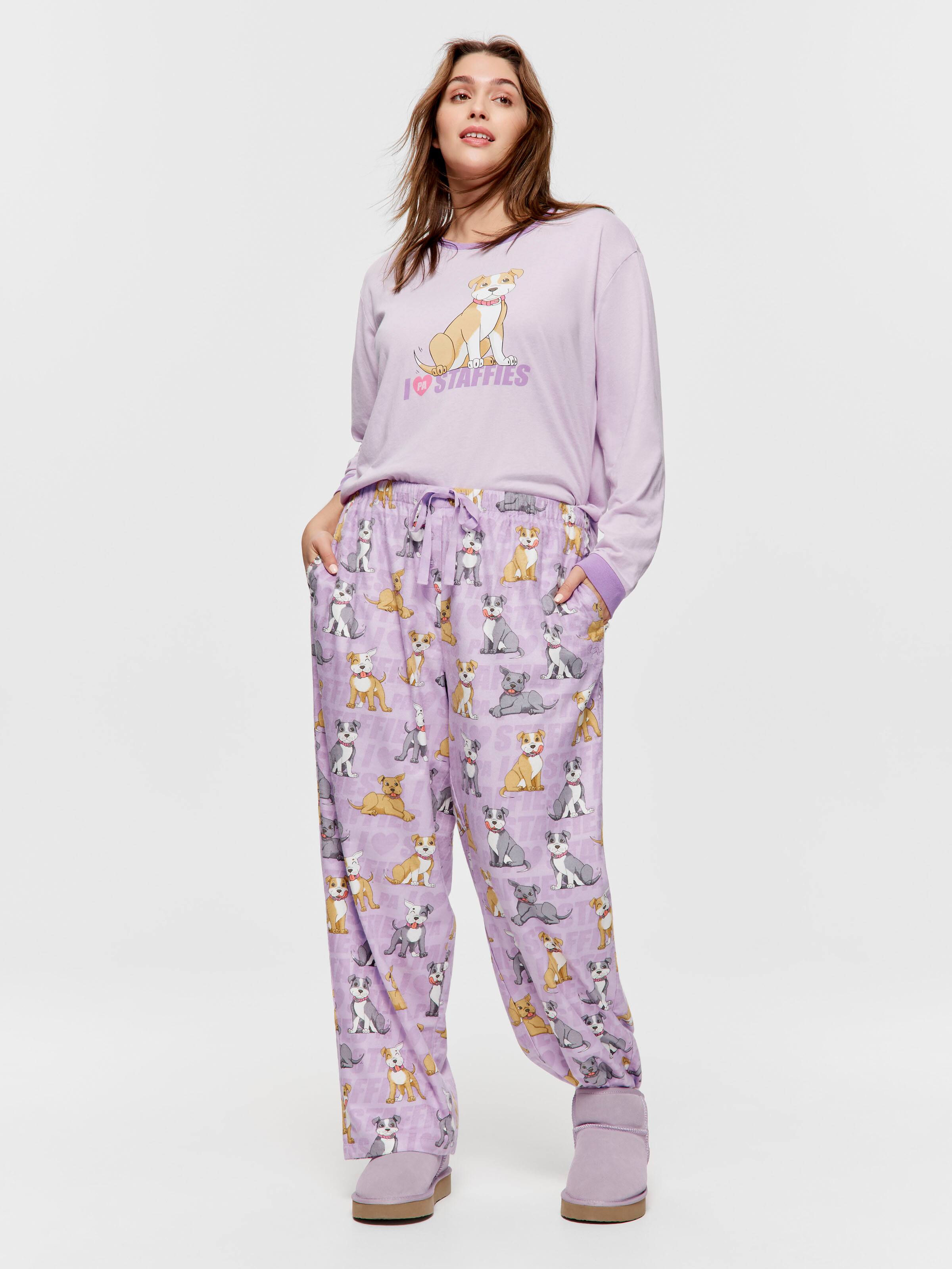 P.A. Plus I Love Staffy Classic Pj Bottom