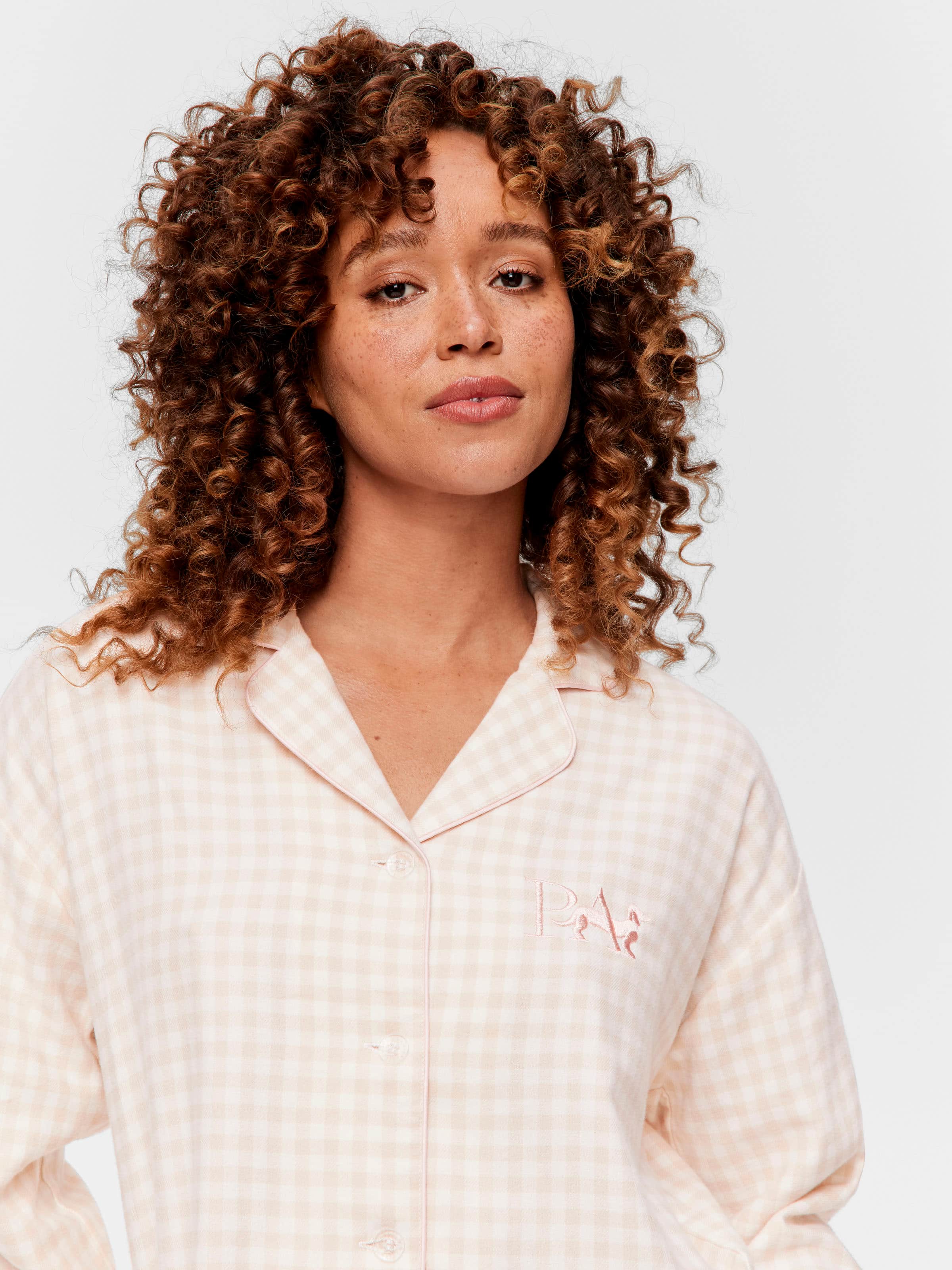 Sand Gingham Shirt