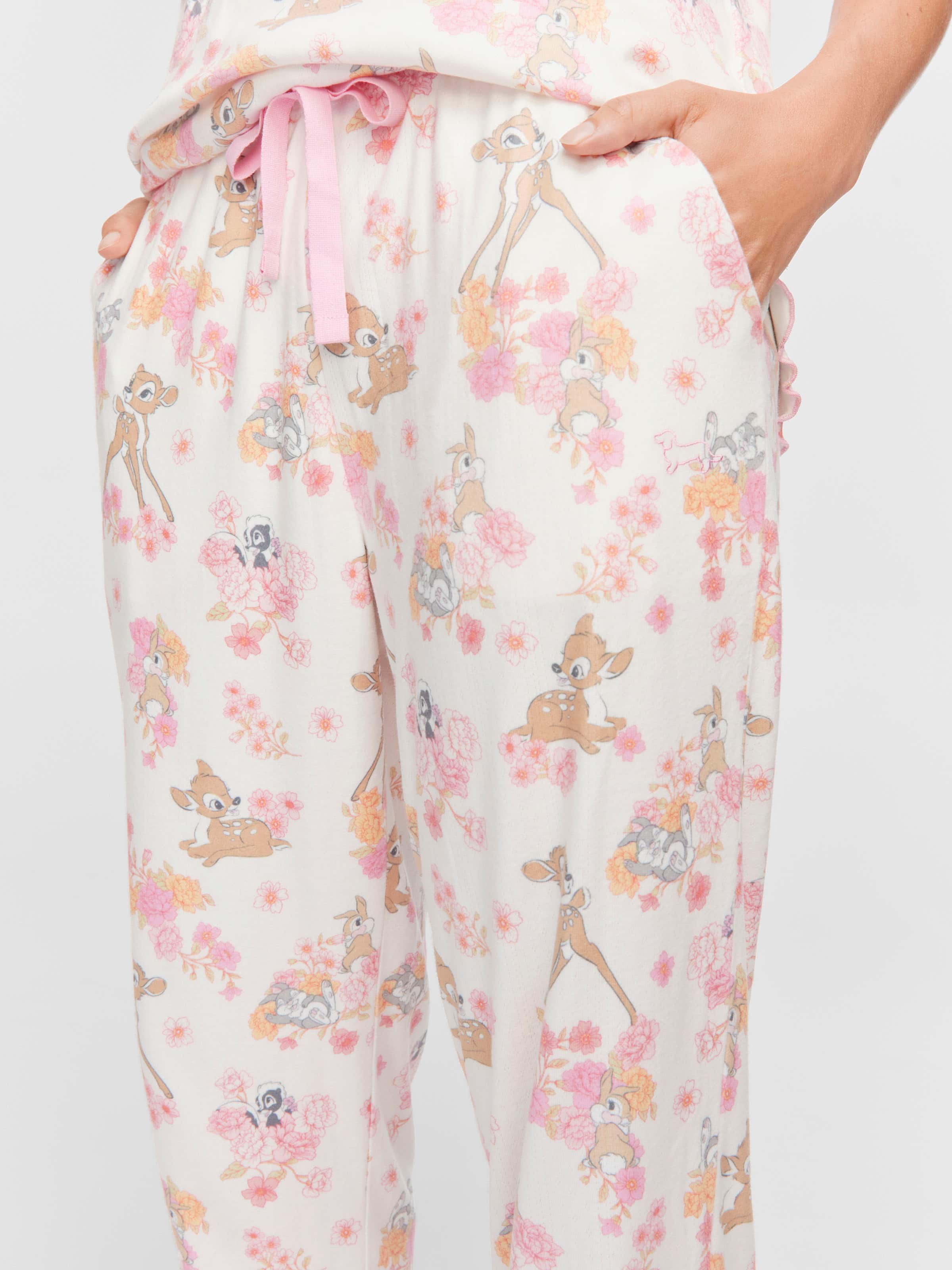 Bambi Tapered Leg Pointelle Pj Bottom