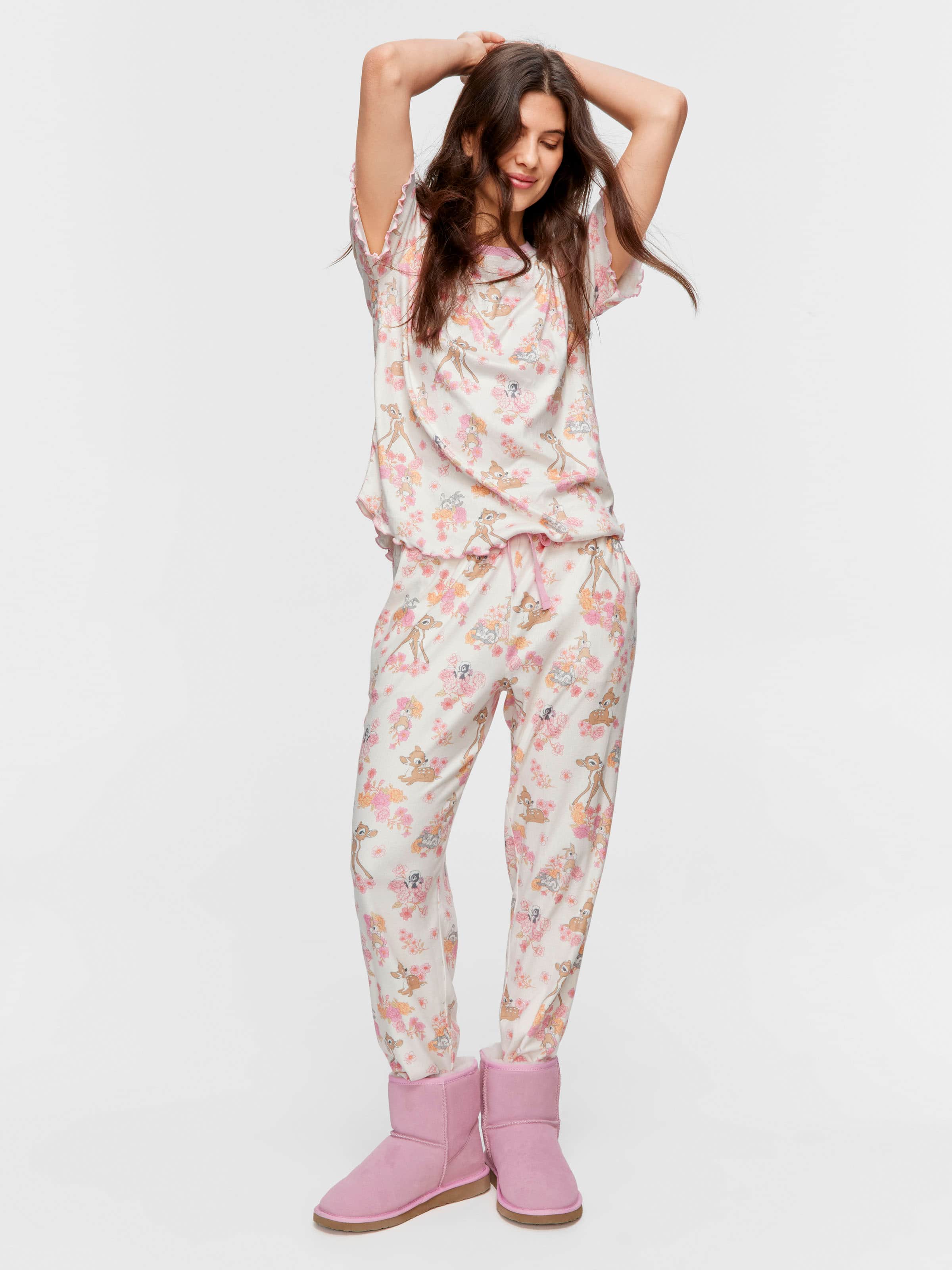 Bambi Tapered Leg Pointelle Pj Bottom