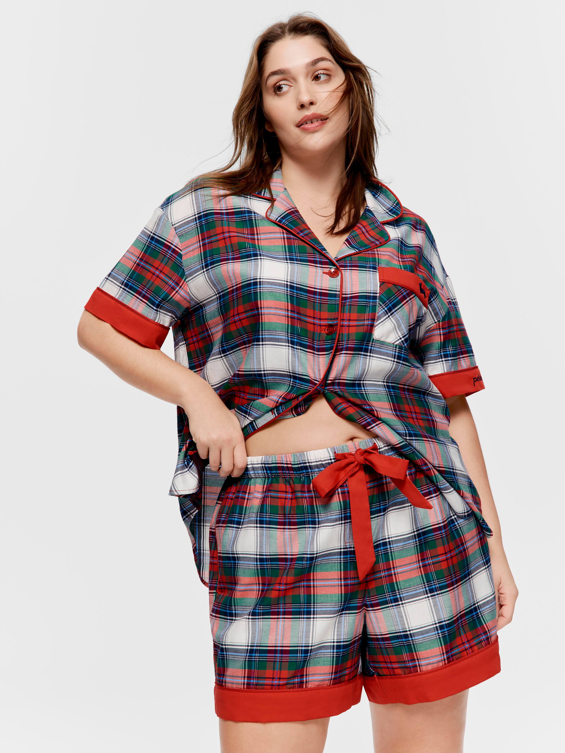 P.A. Plus Tartan Mid Tux Short