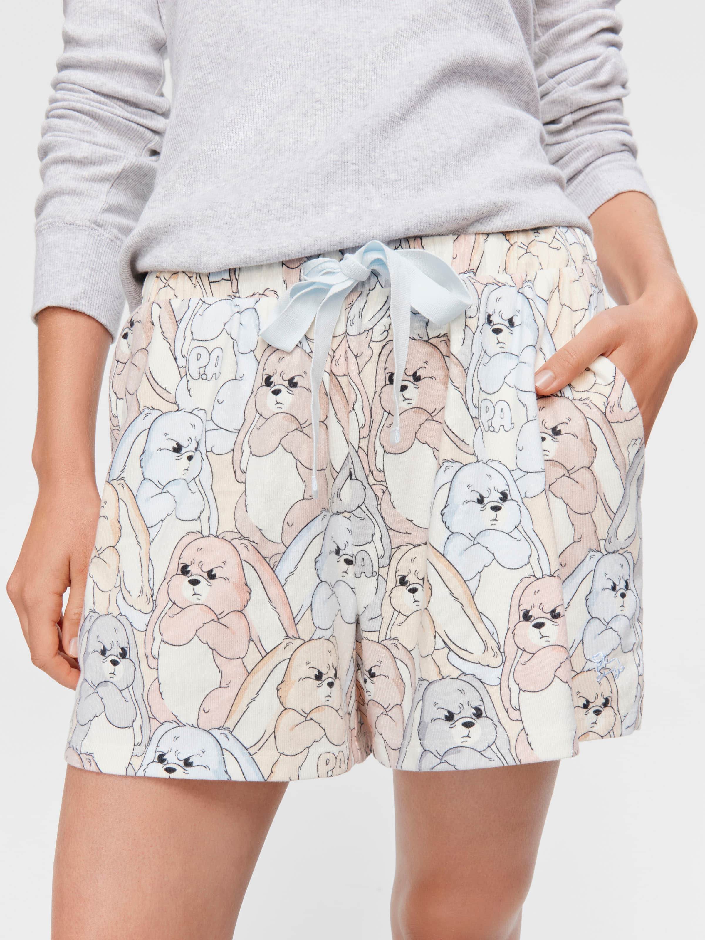 Grumpy Bunny Plush Mid Short