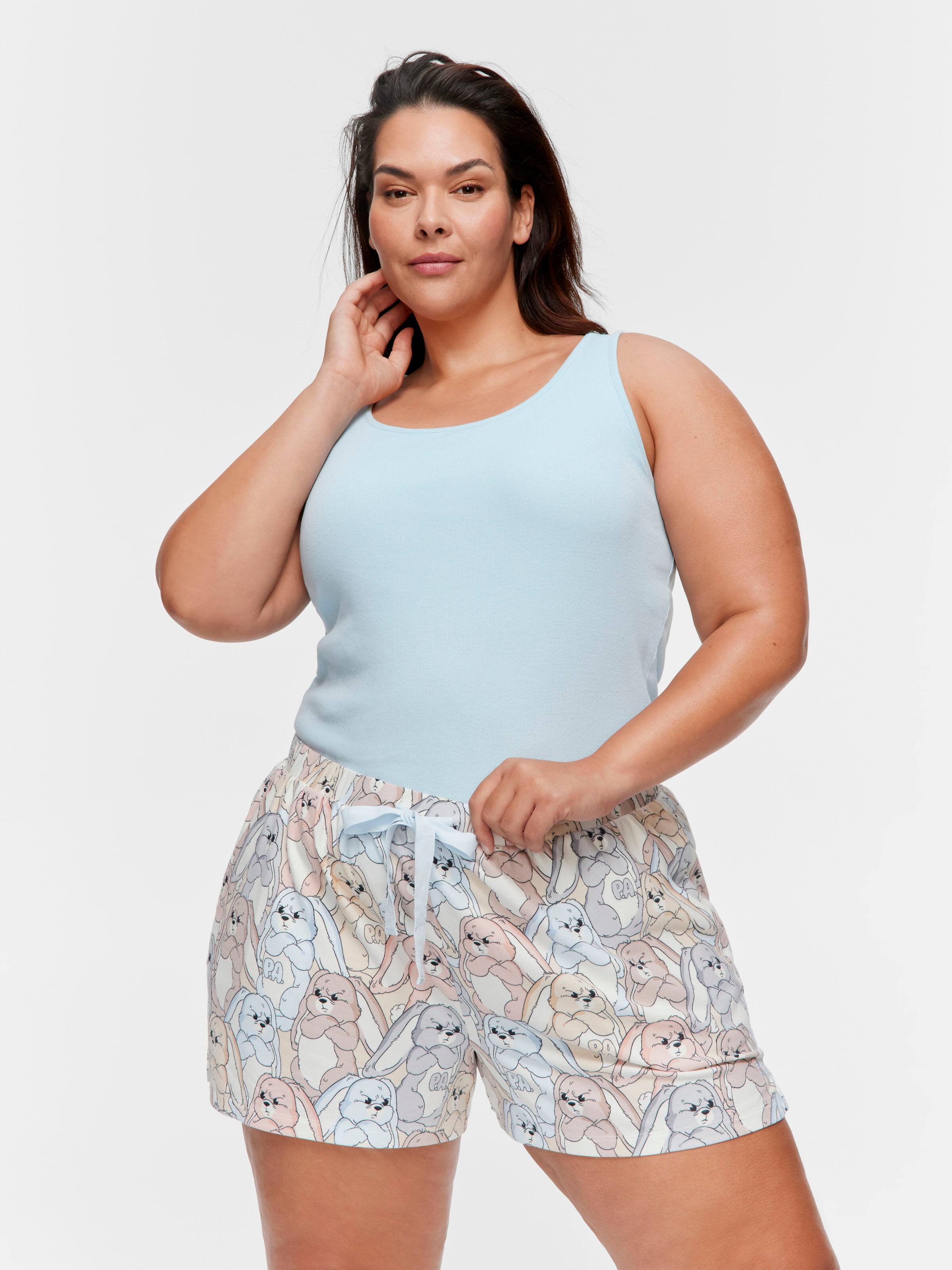 Image for P.A. Plus Grumpy Bunny Plush Mid Short from Peter Alexander