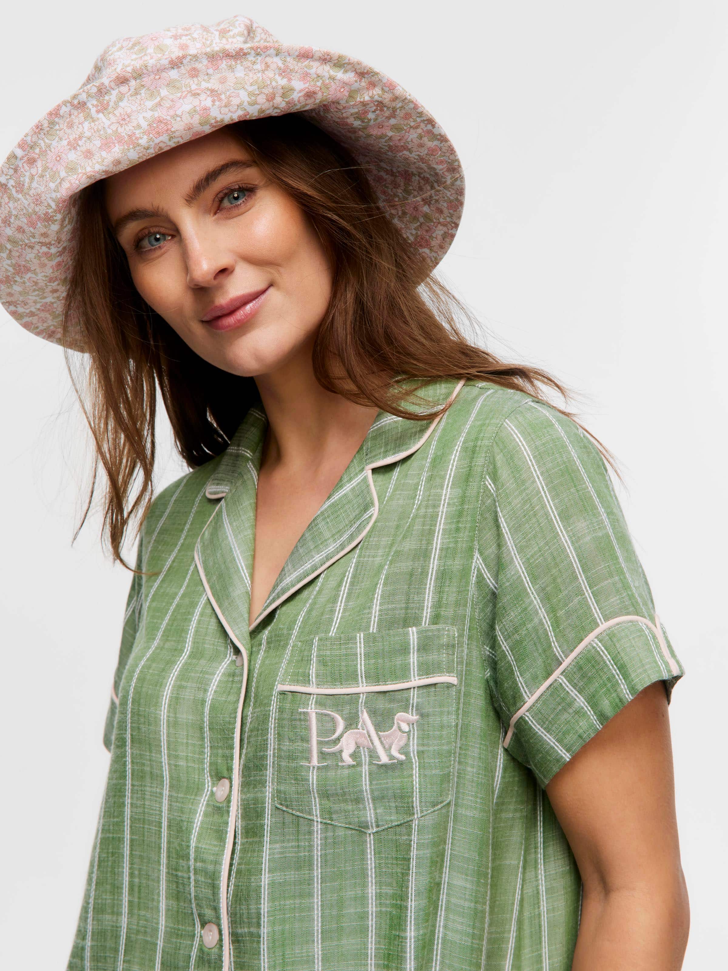 Short Sleeve Textured Shirt