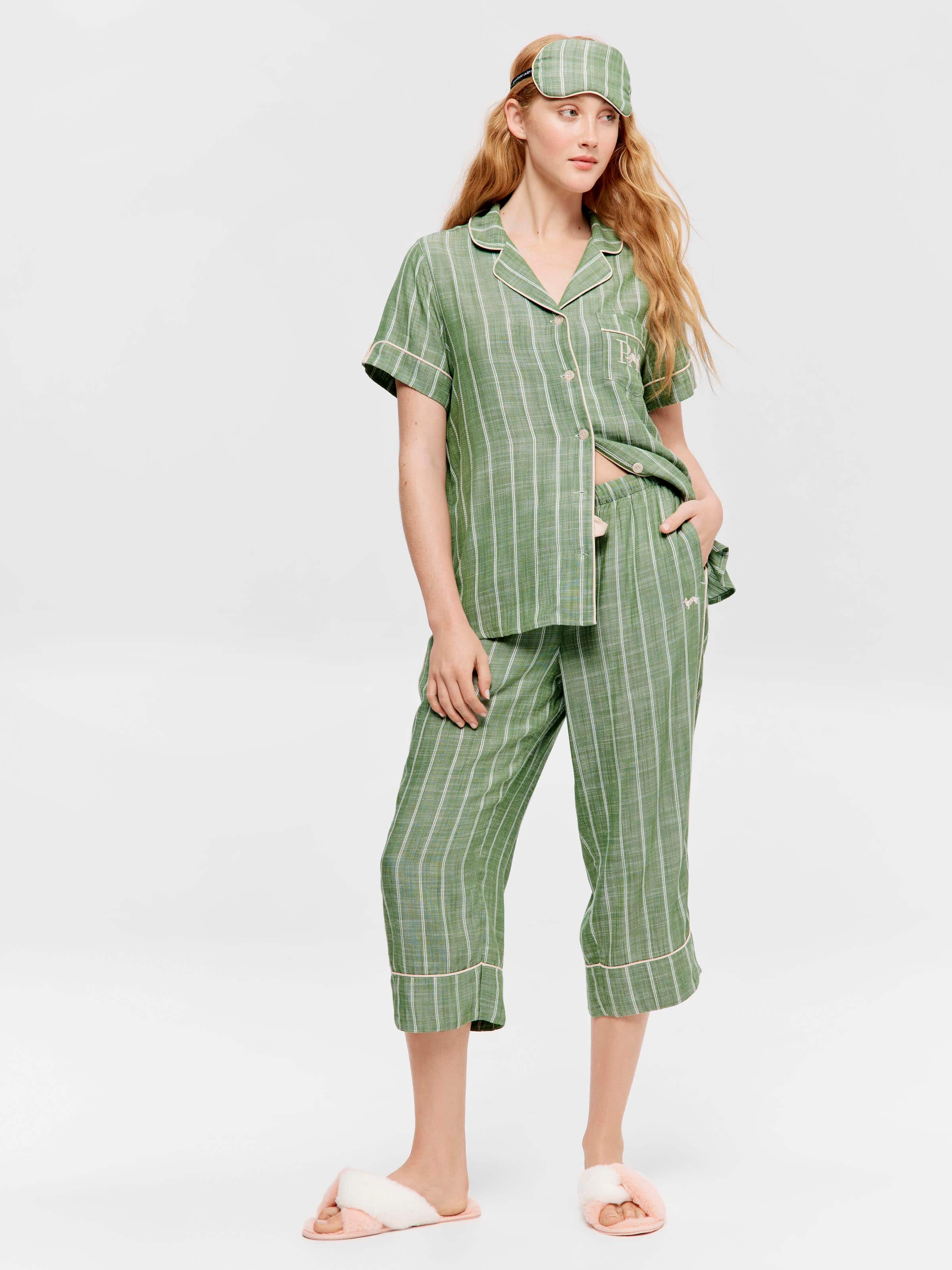 Textured 3/4 Pj Bottom