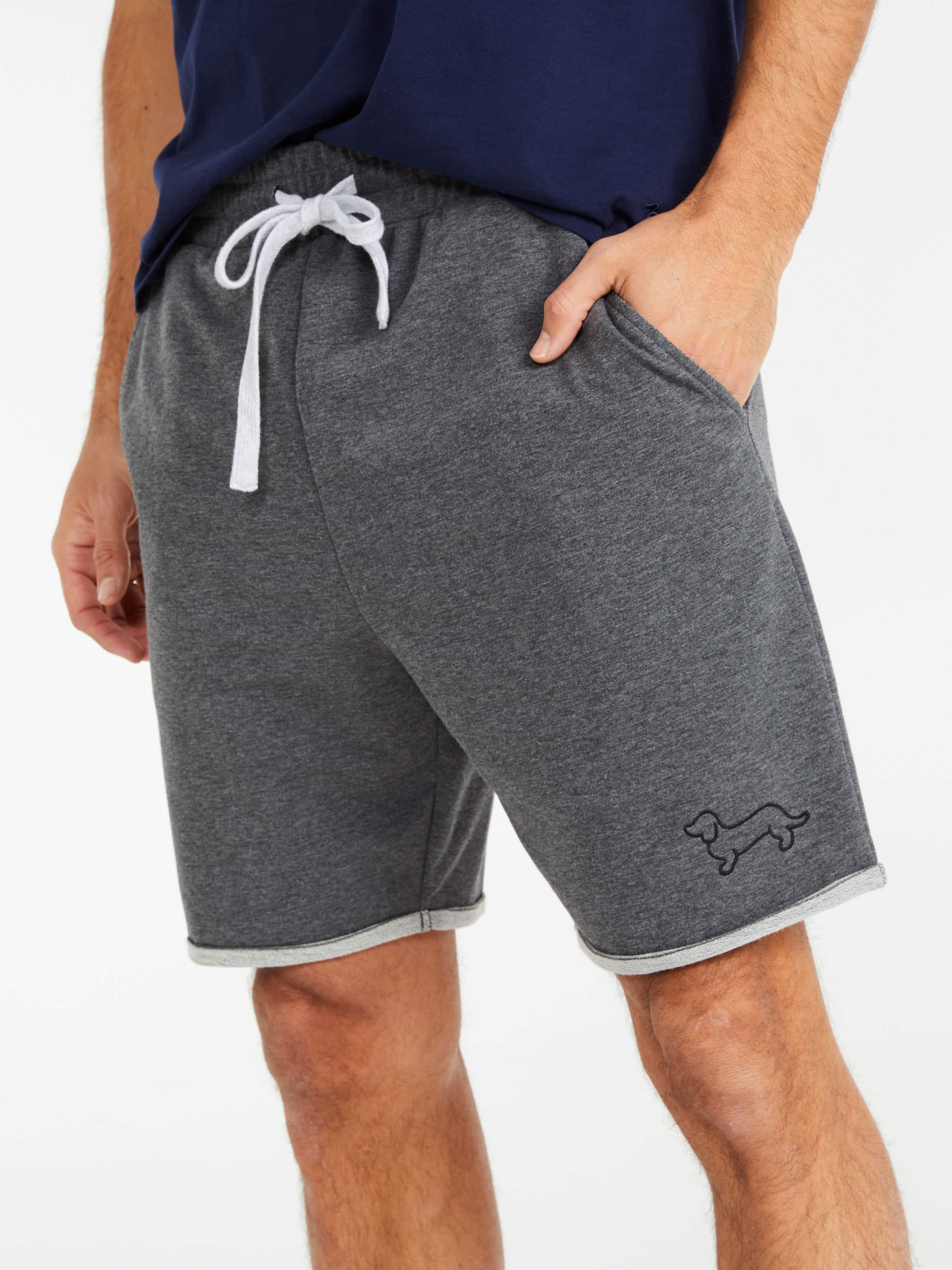 Charcoal Cut Off Sweat Short