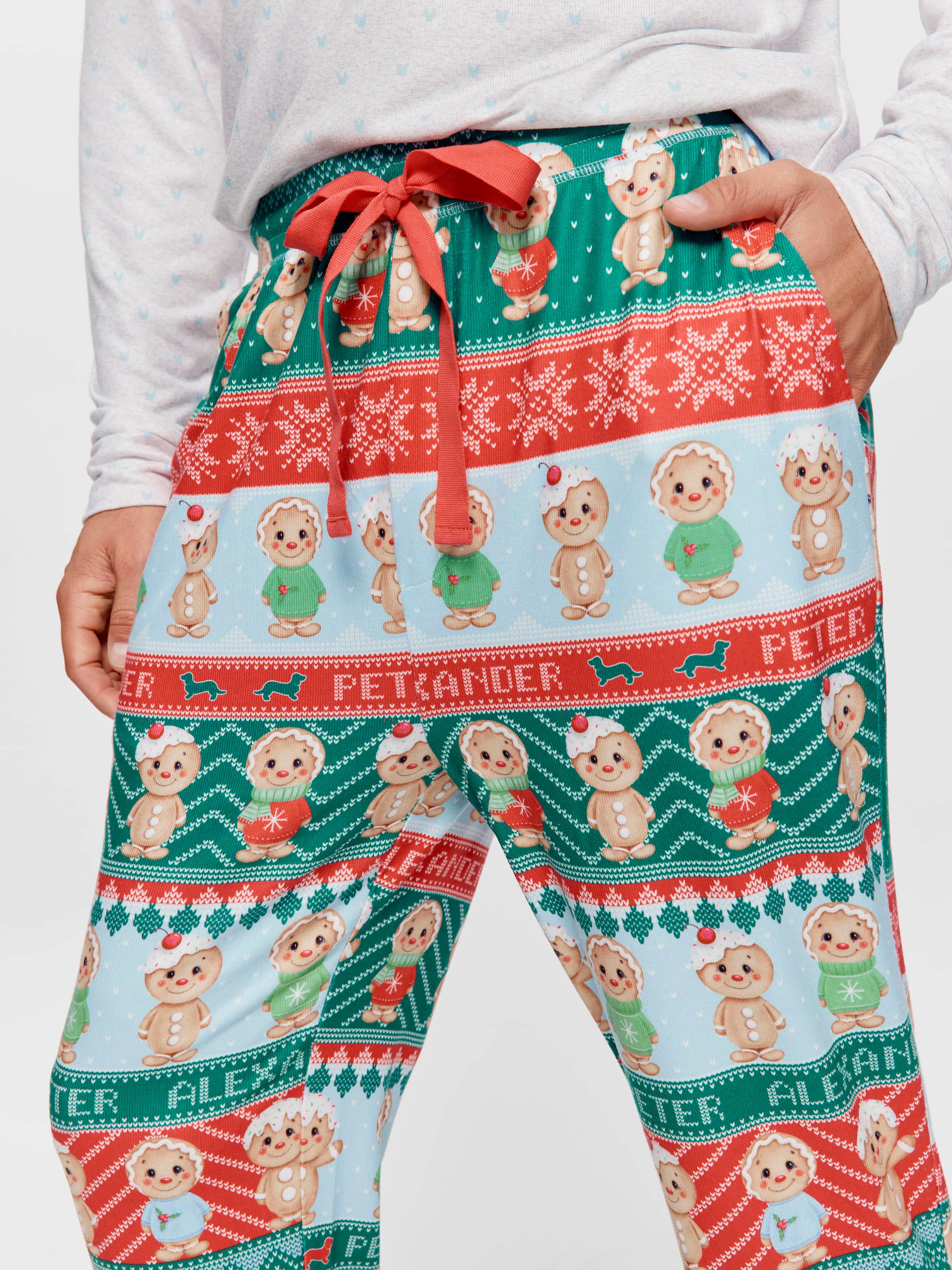 Gingerbread Plush Pj Bottom