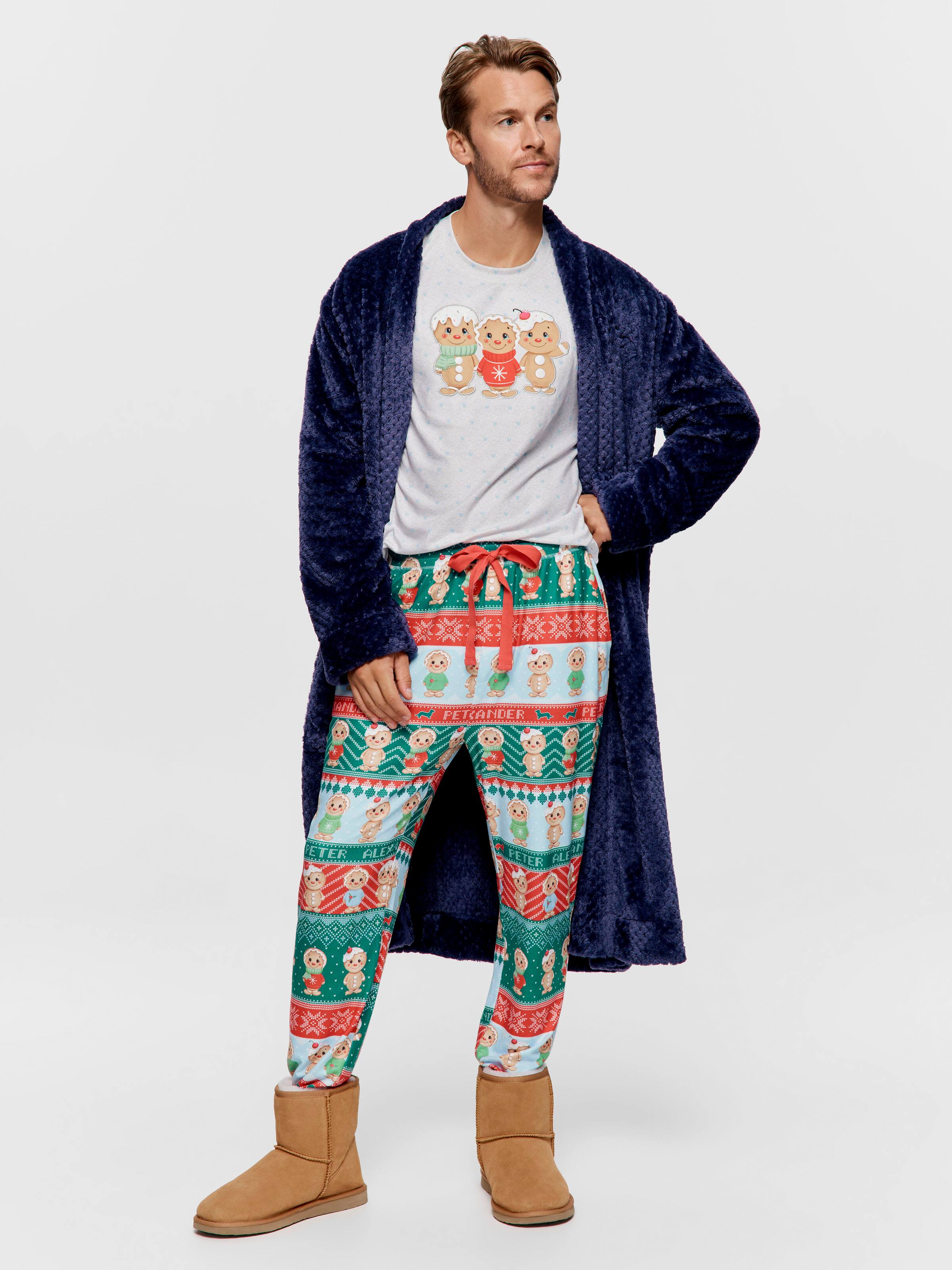 Gingerbread Plush Pj Bottom