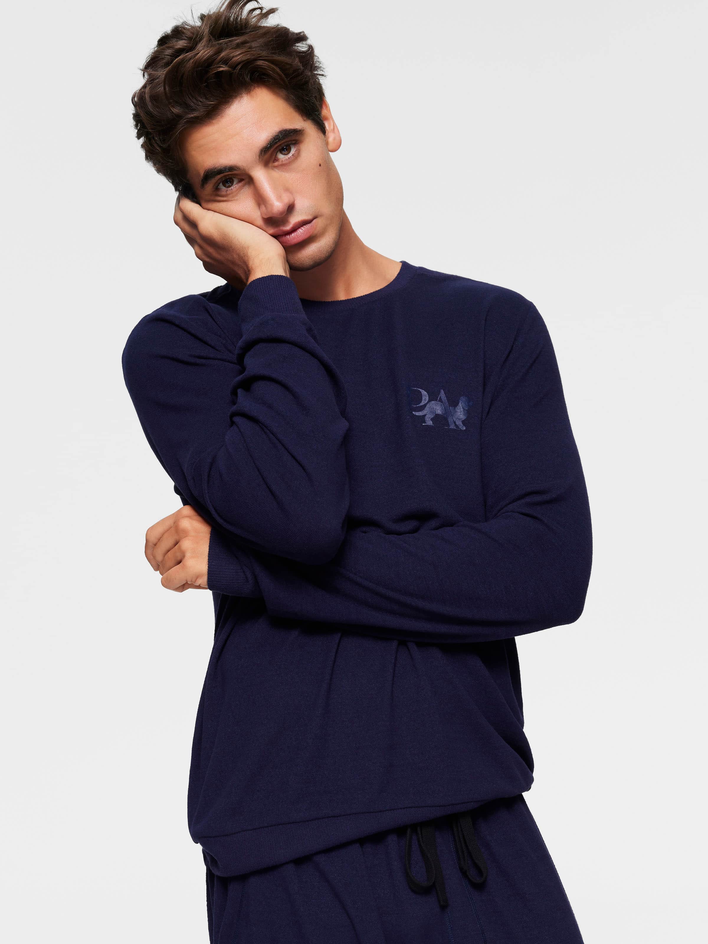 Navy Marle P.A Sweater