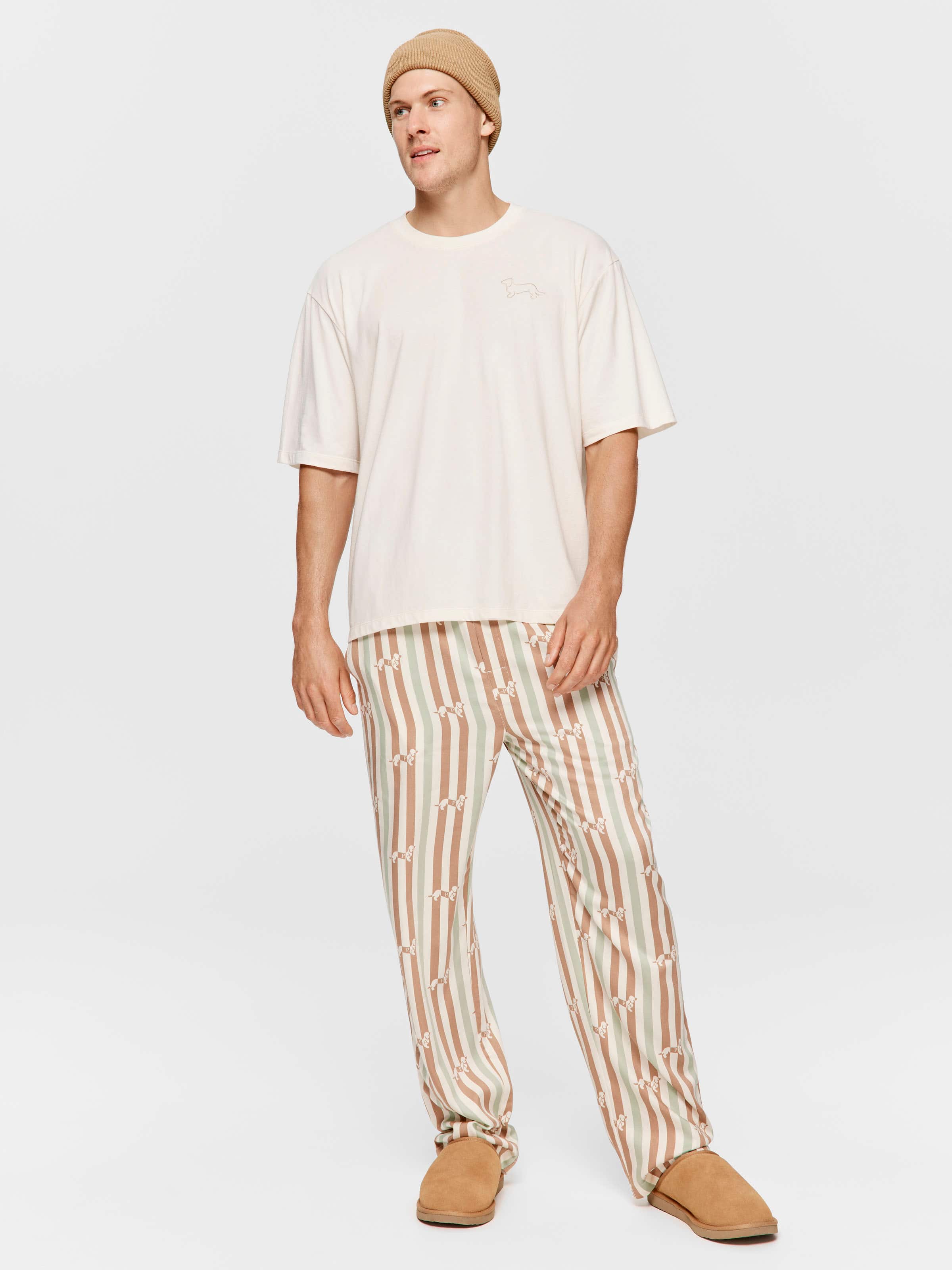 Image for Solid Cream Tee from Peter Alexander